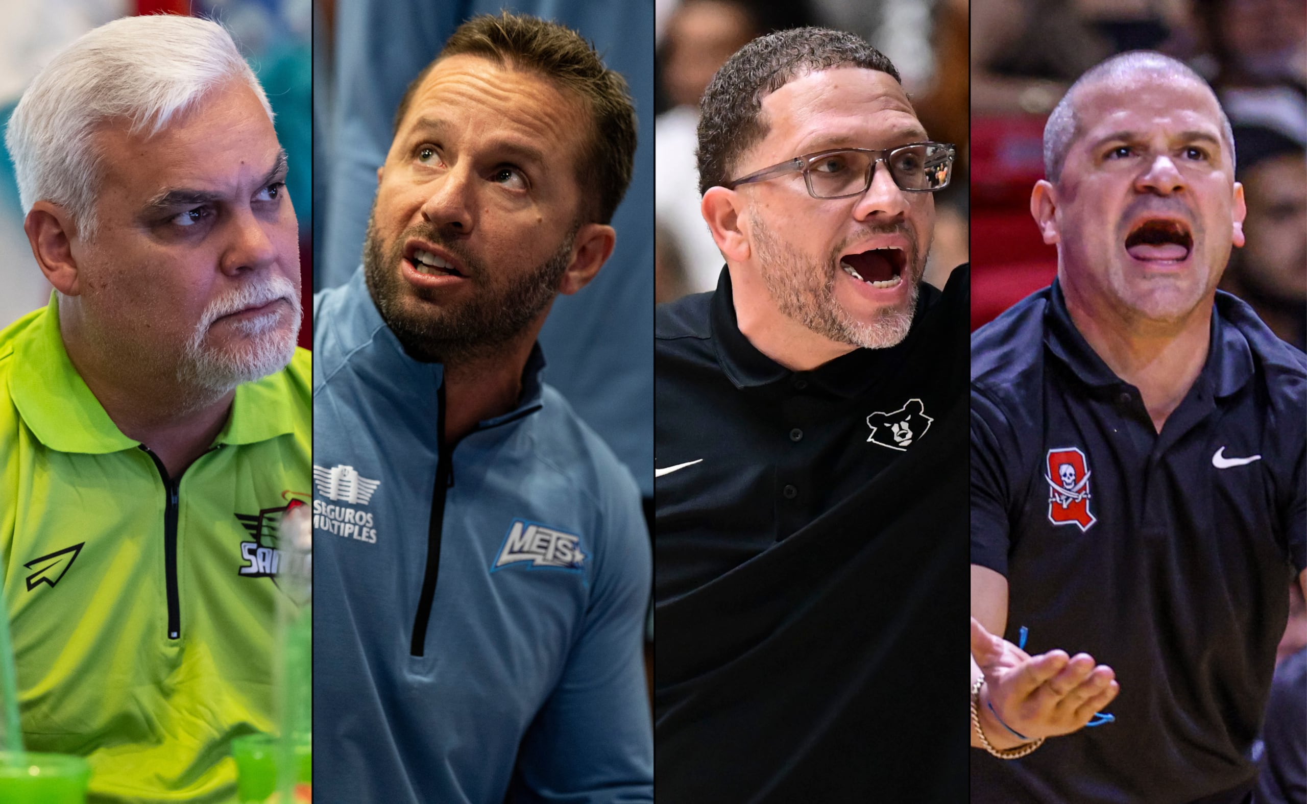 De izquierda a derecha: Omar González, José Juan Barea, Iván Ríos y Juan Cardona.