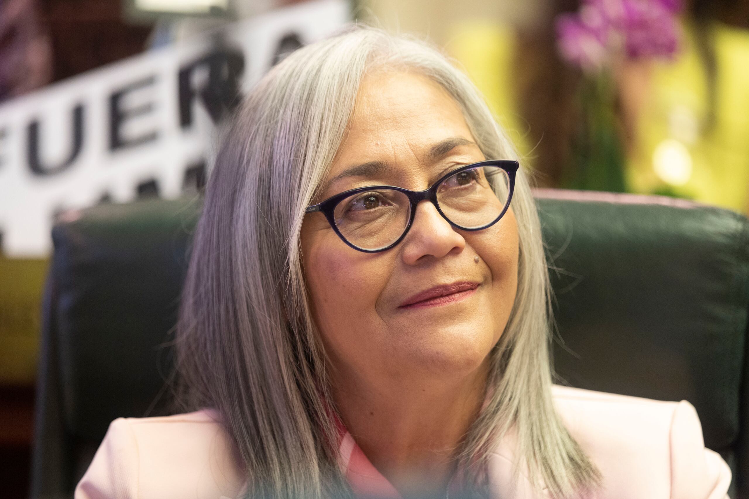 La portavoz del Proyecto Dignidad, Lisie Burgos Muñiz.