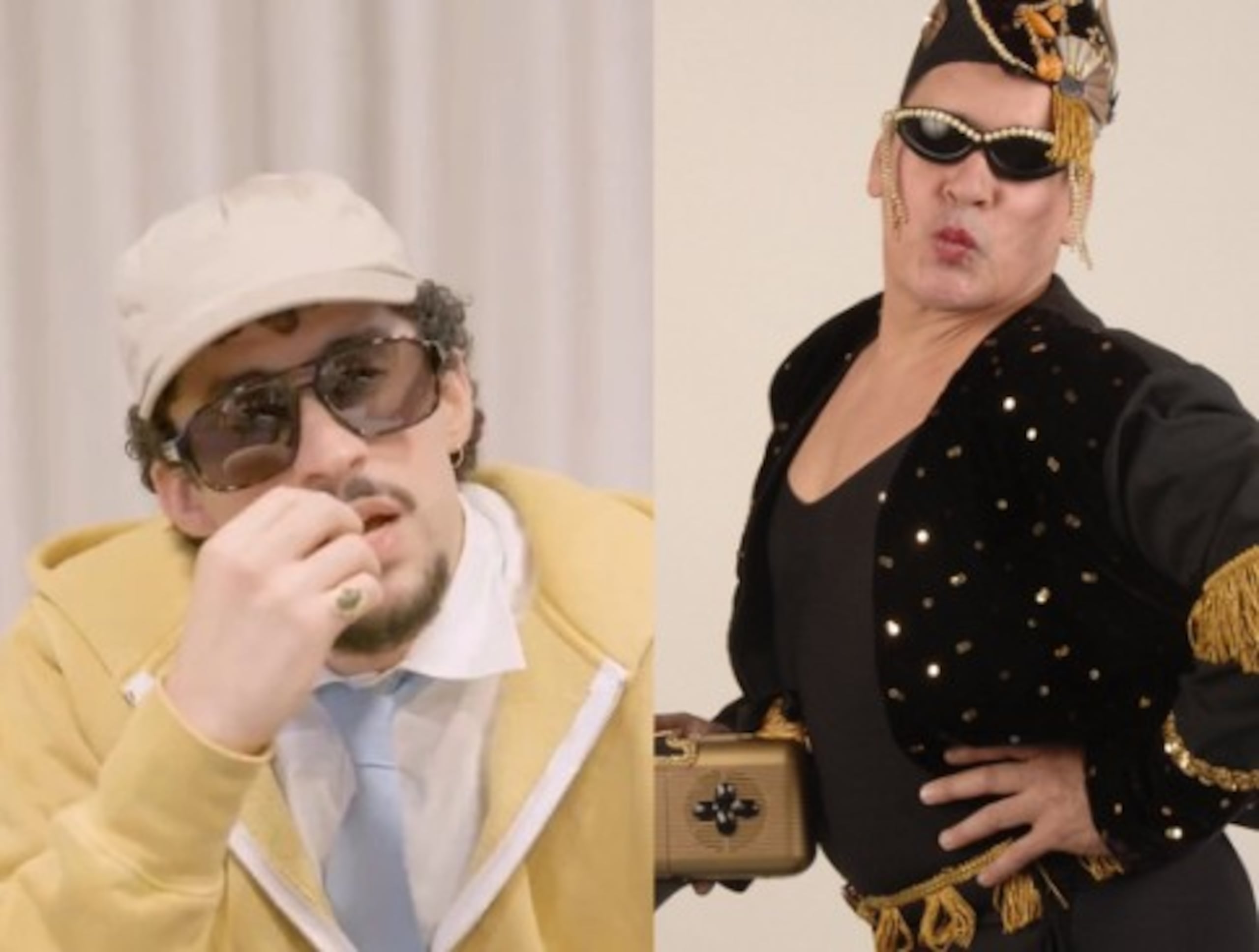 Ante la pregunta de Sandler, el cantante de música urbana mencionó los nombres de Michael Jackson y "Guille".