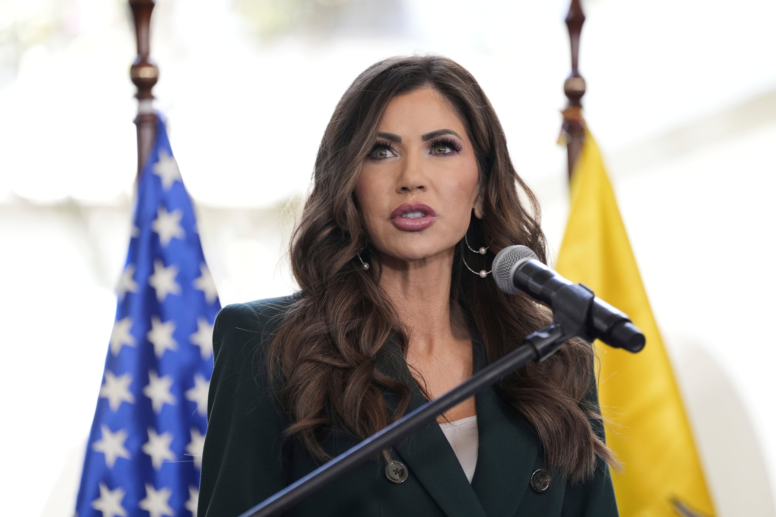 Kristi Noem, secretaria de Seguridad Nacional de Estados Unidos.