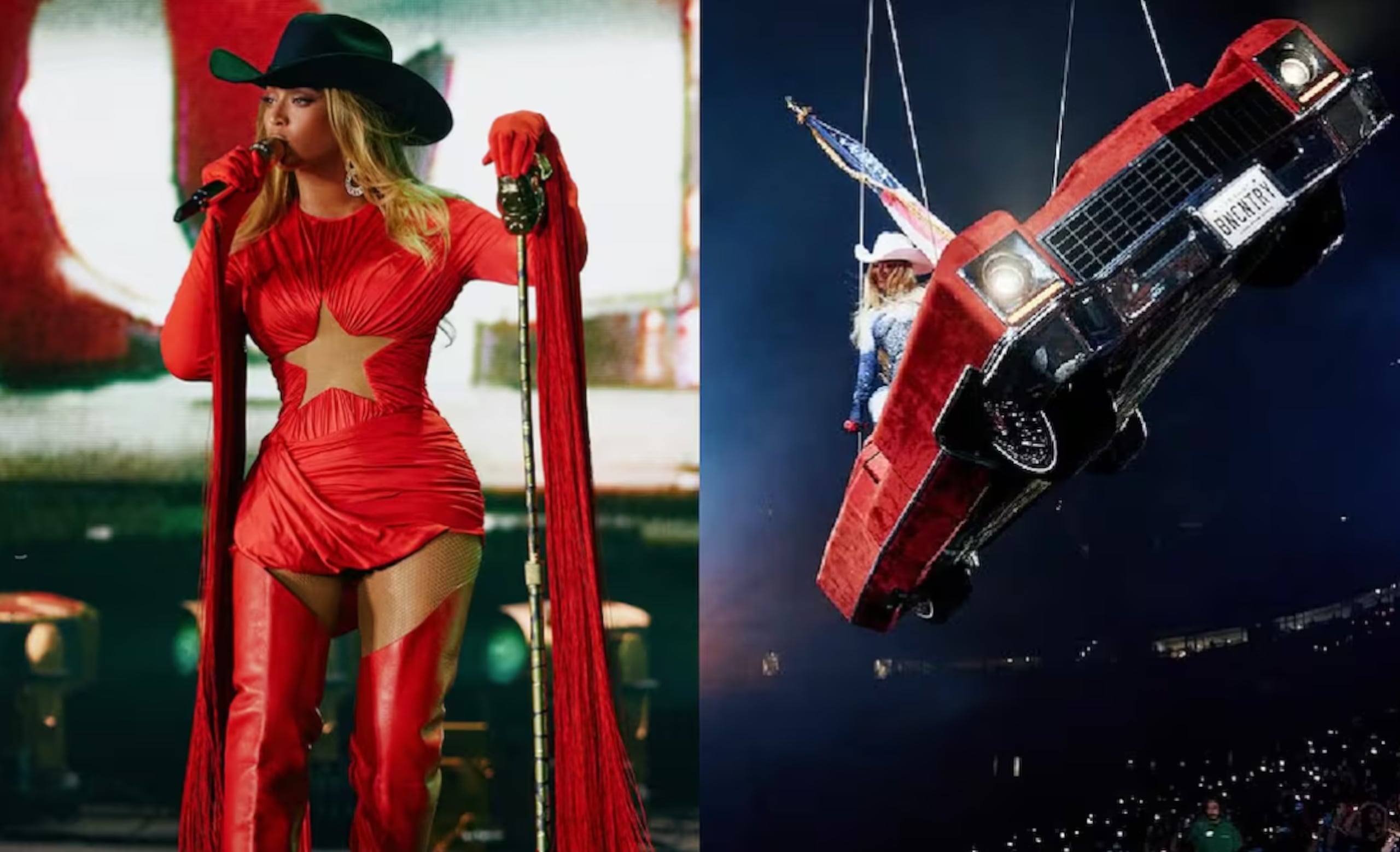 Beyoncé enfrentó un "desperfecto técnico" en uno de sus conciertos en Houston.