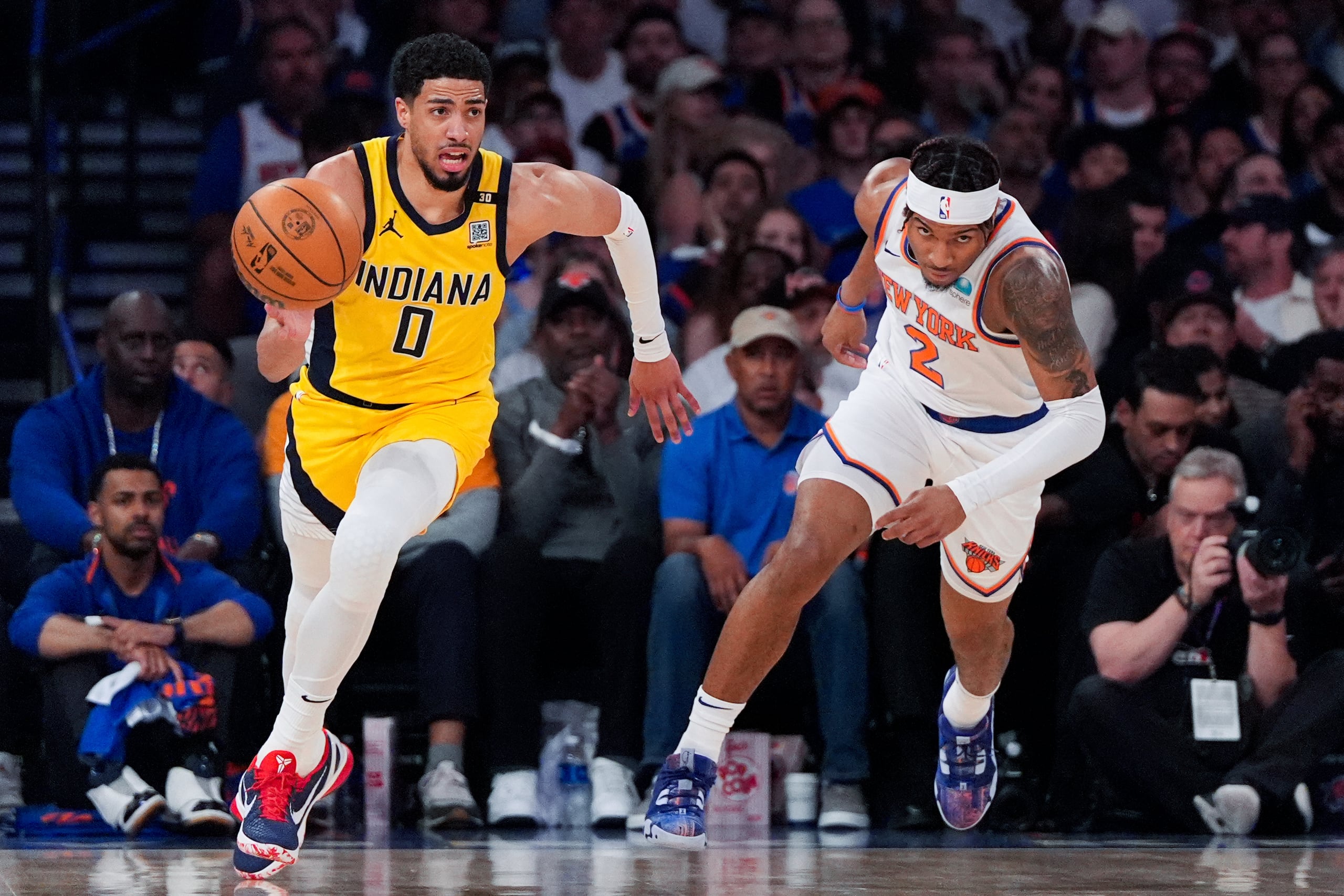 Los Knicks y Pacers se enfrentarán a partir de este miércoles por novena ocasión en una serie de postemporada en su historia en la NBA.