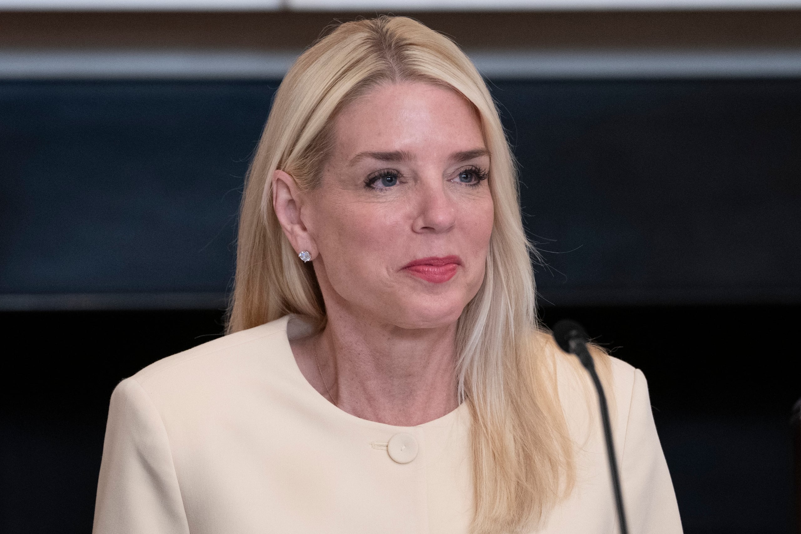 La fiscal general de Estados Unidos, Pam Bondi. (EFE/EPA/CHRIS KLEPONIS / POOL/ARCHIVO)