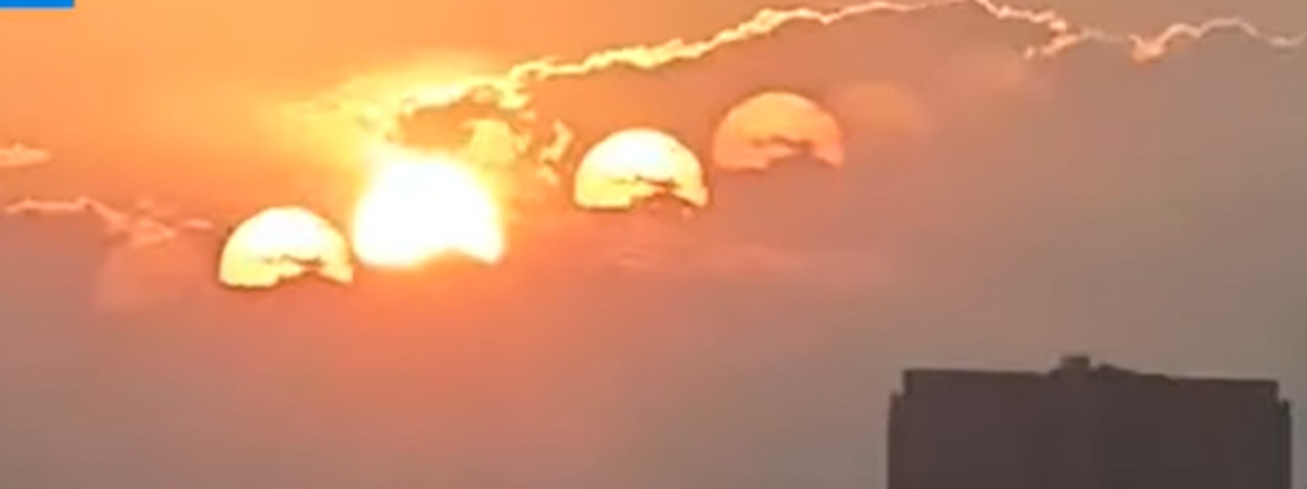 Siete soles en China (Fotocaptura)