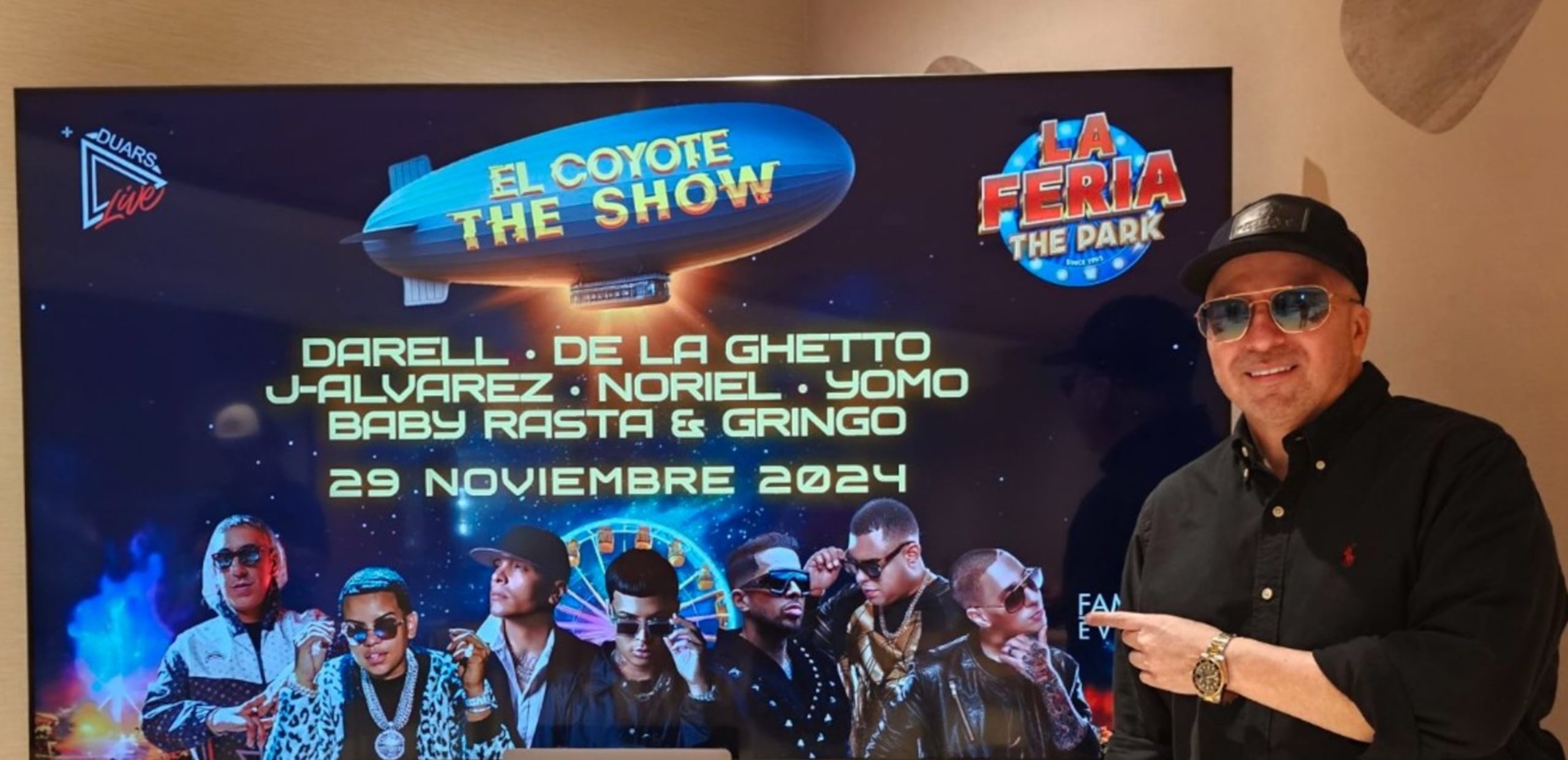El Coyote producirá el evento de la mano de Duars Live.