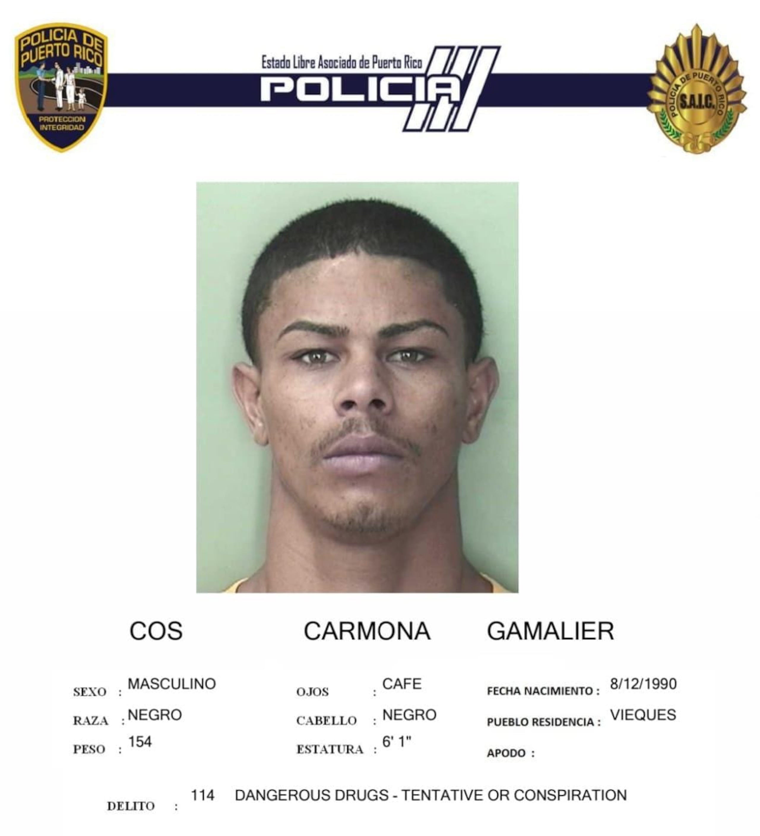 Gamalier Cos Cardona enfrenta cargos por feminicidio, asesinato y violación a la Ley de Armas.