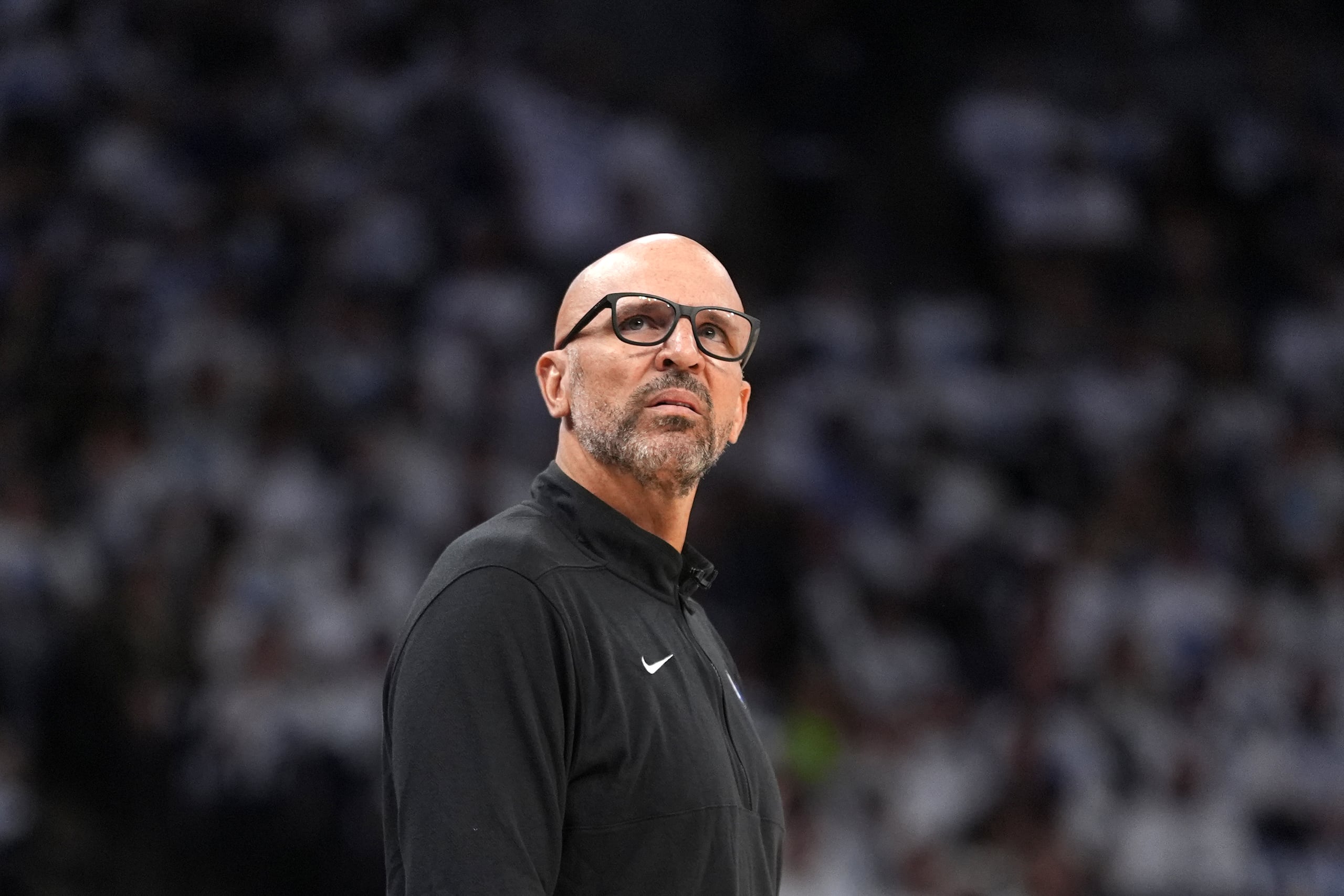 El dirigente de los Mavericks de Dallas, Jason Kidd, durante la final del Oeste contra los Timberwolves de Minnesota.