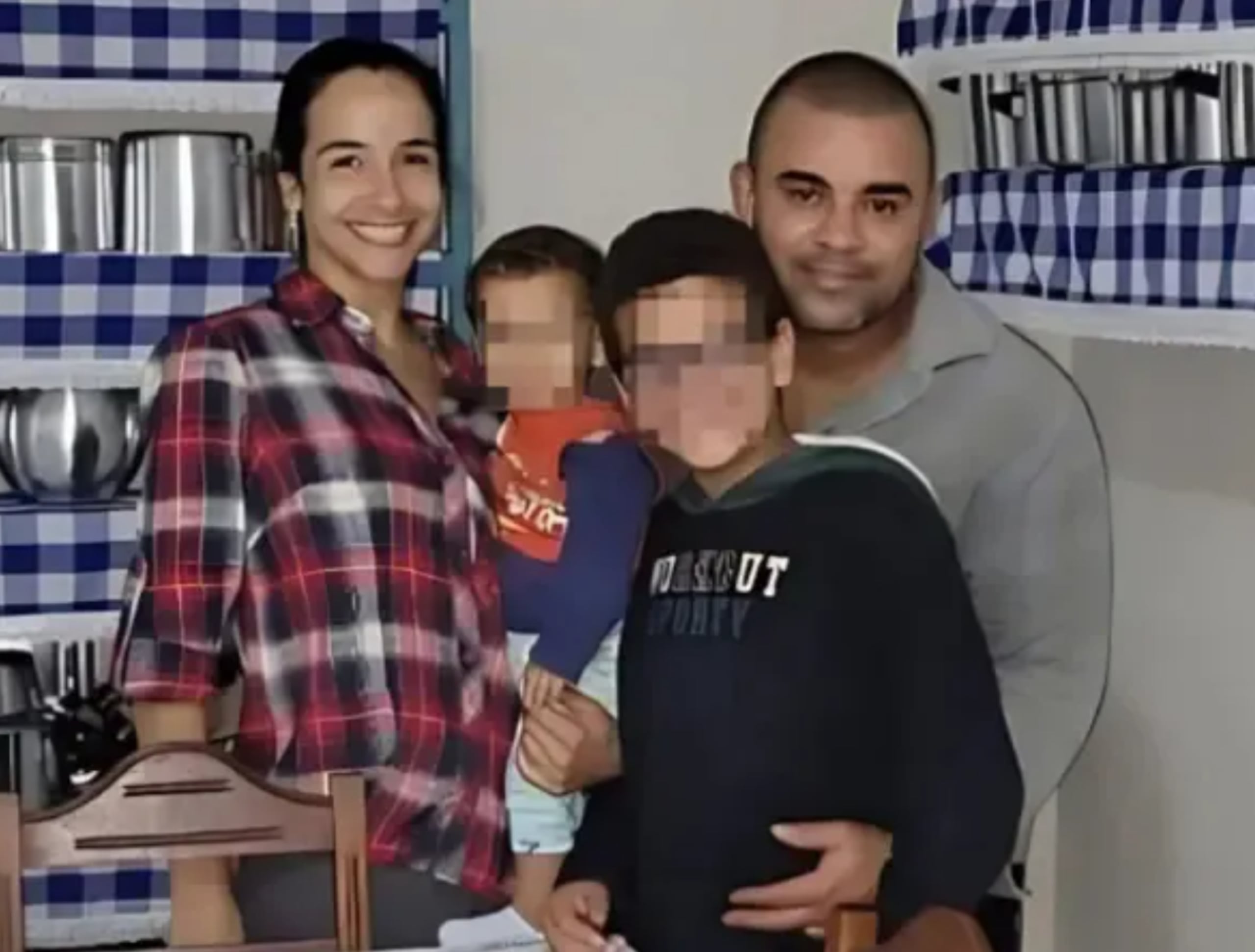 Familia asesinada en Brasil.