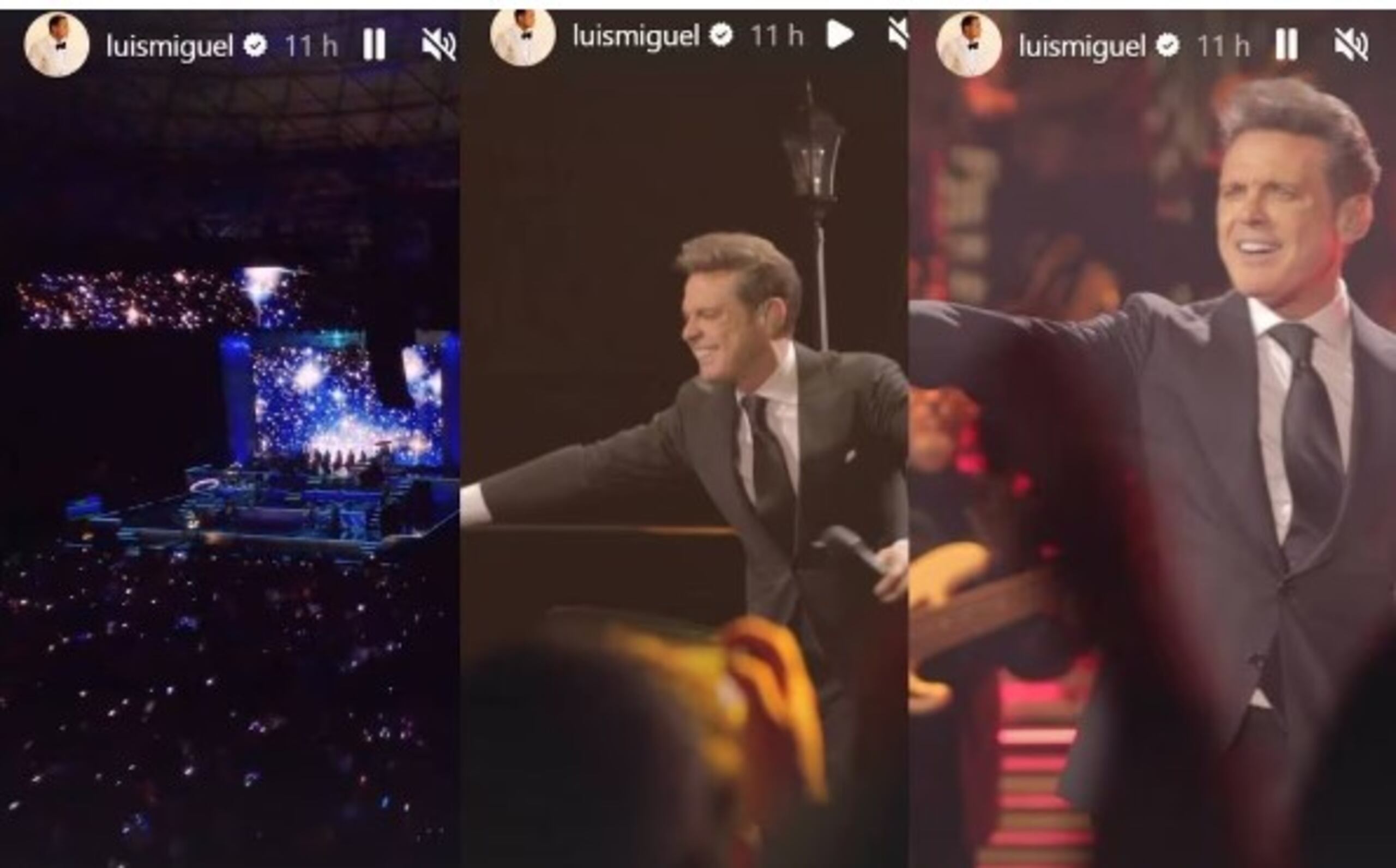 Vídeos publicados por el artista en Instagram Stories.