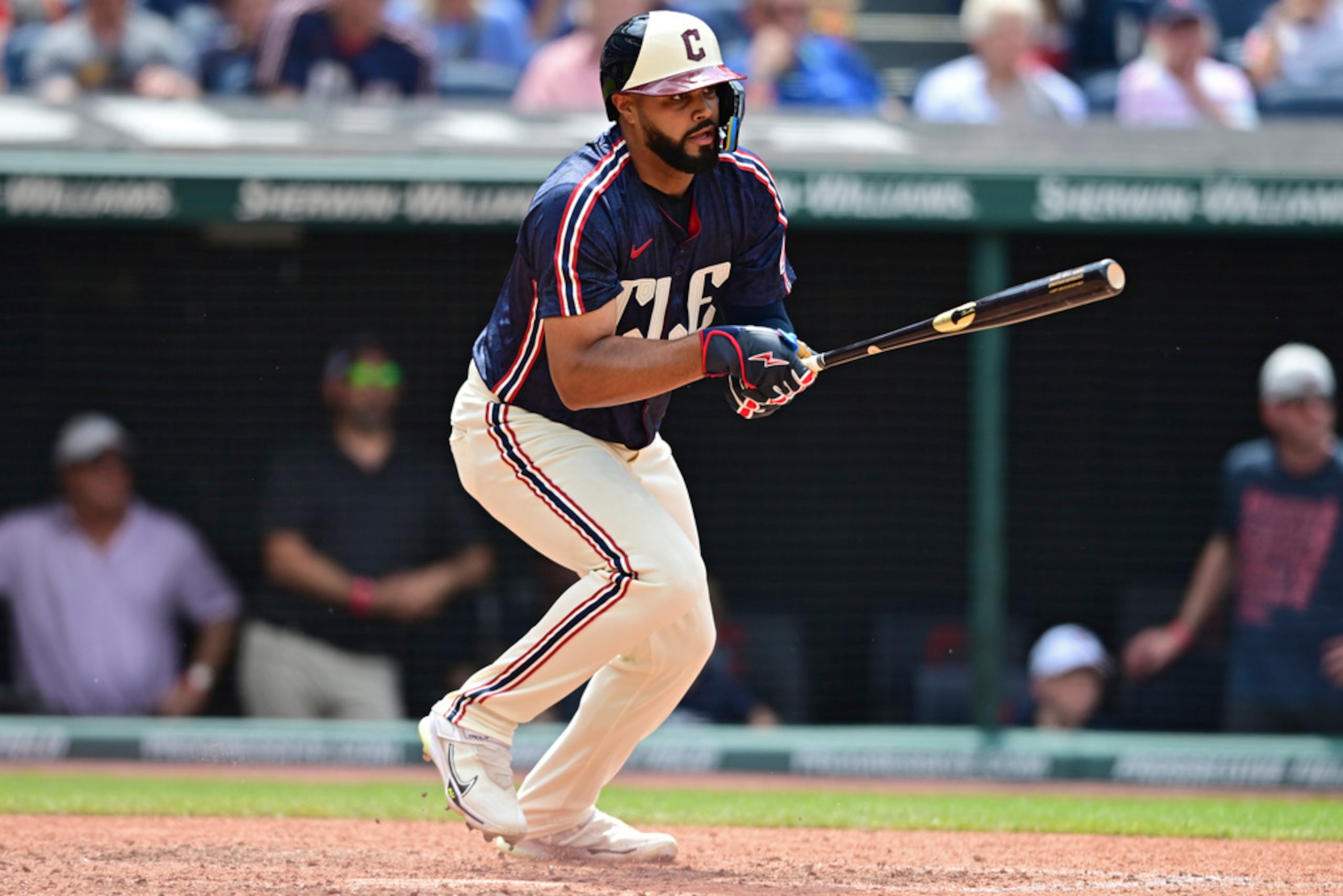 Johnathan Rodríguez tuvo una corta estadía con los Guardians el pasado mayo.