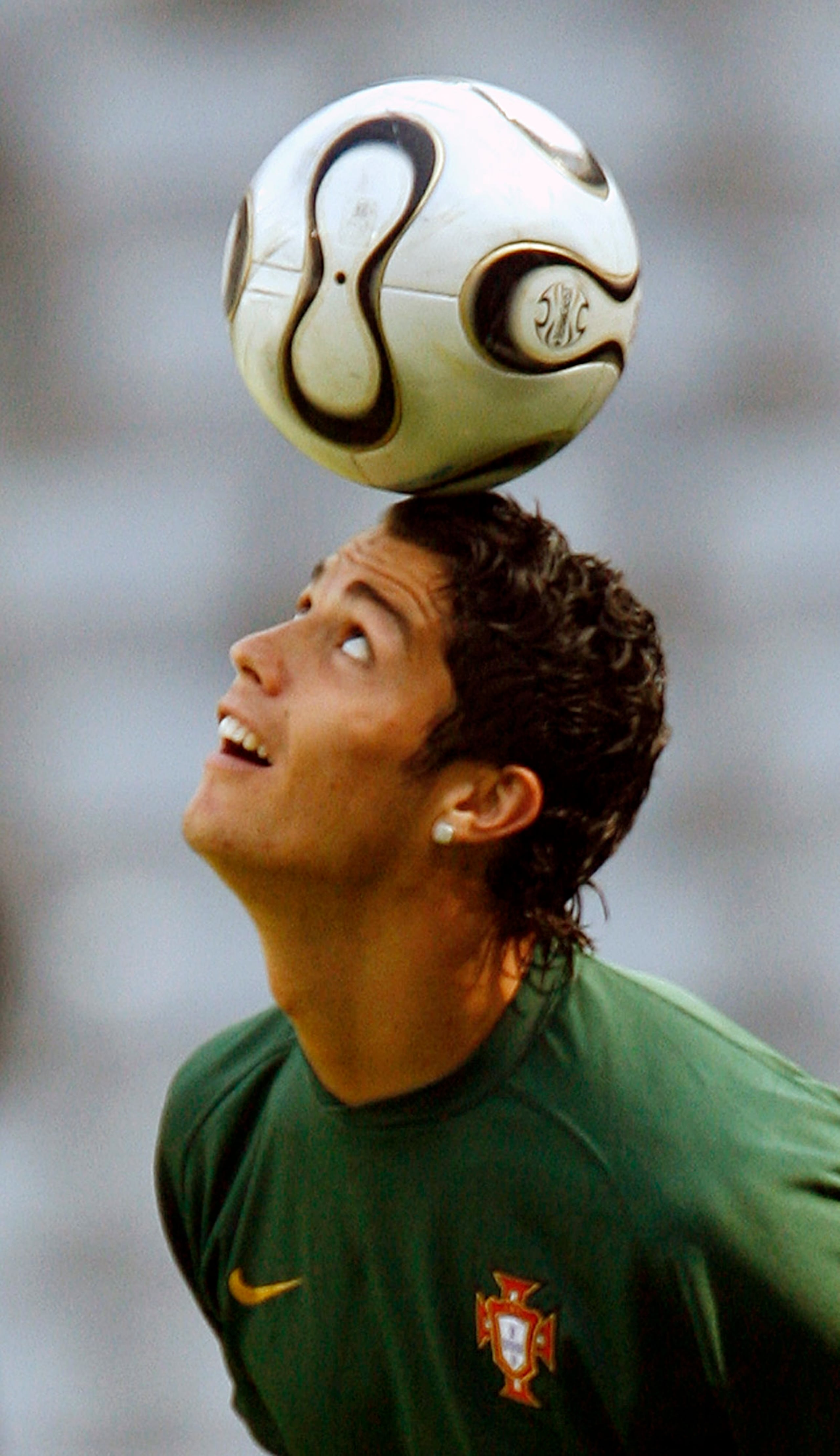Cristiano Ronaldo en Alemania 2006.