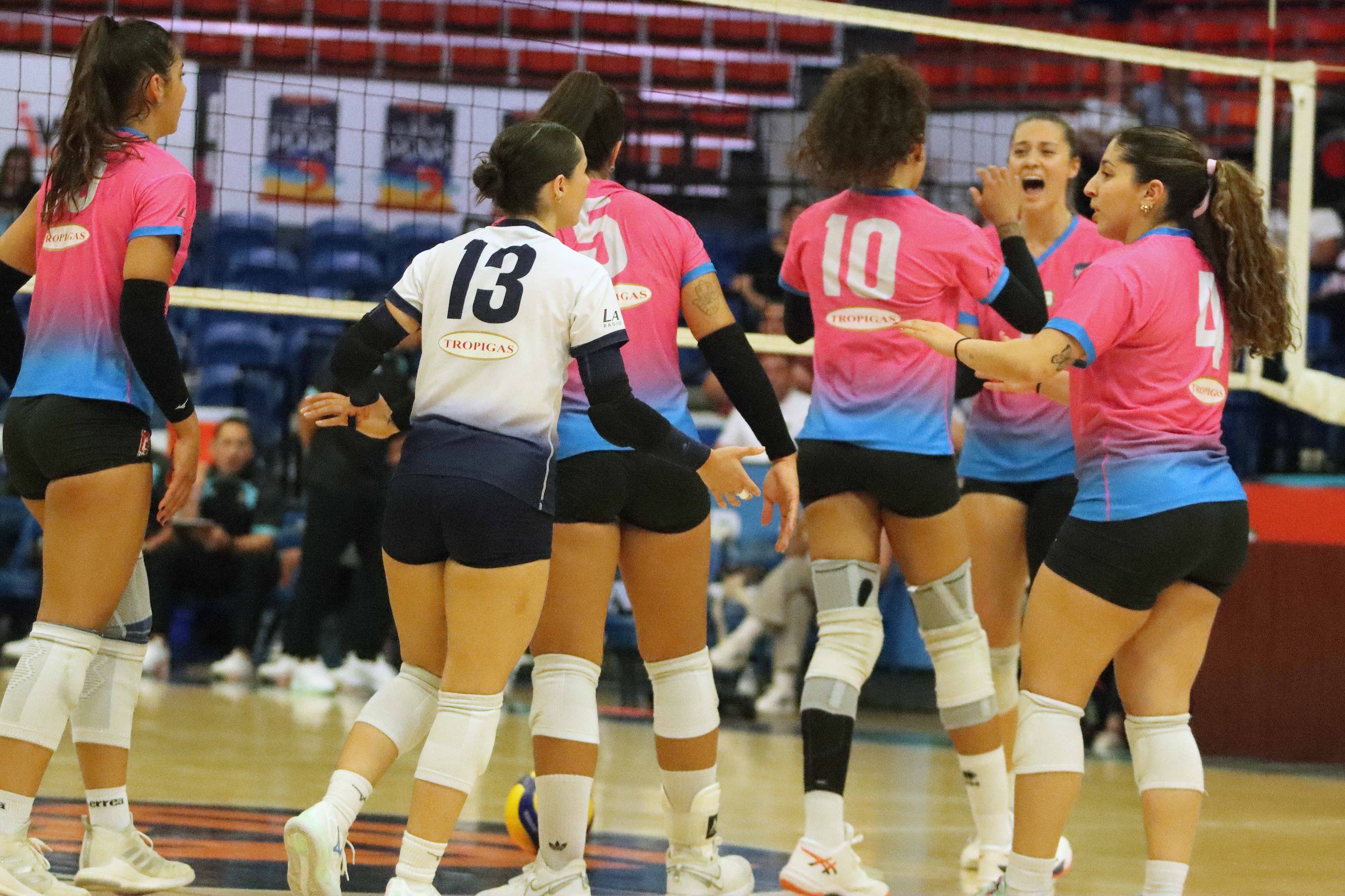 Las Mets de Guaynabo celebran su triunfo. (Heriberto Rosario)