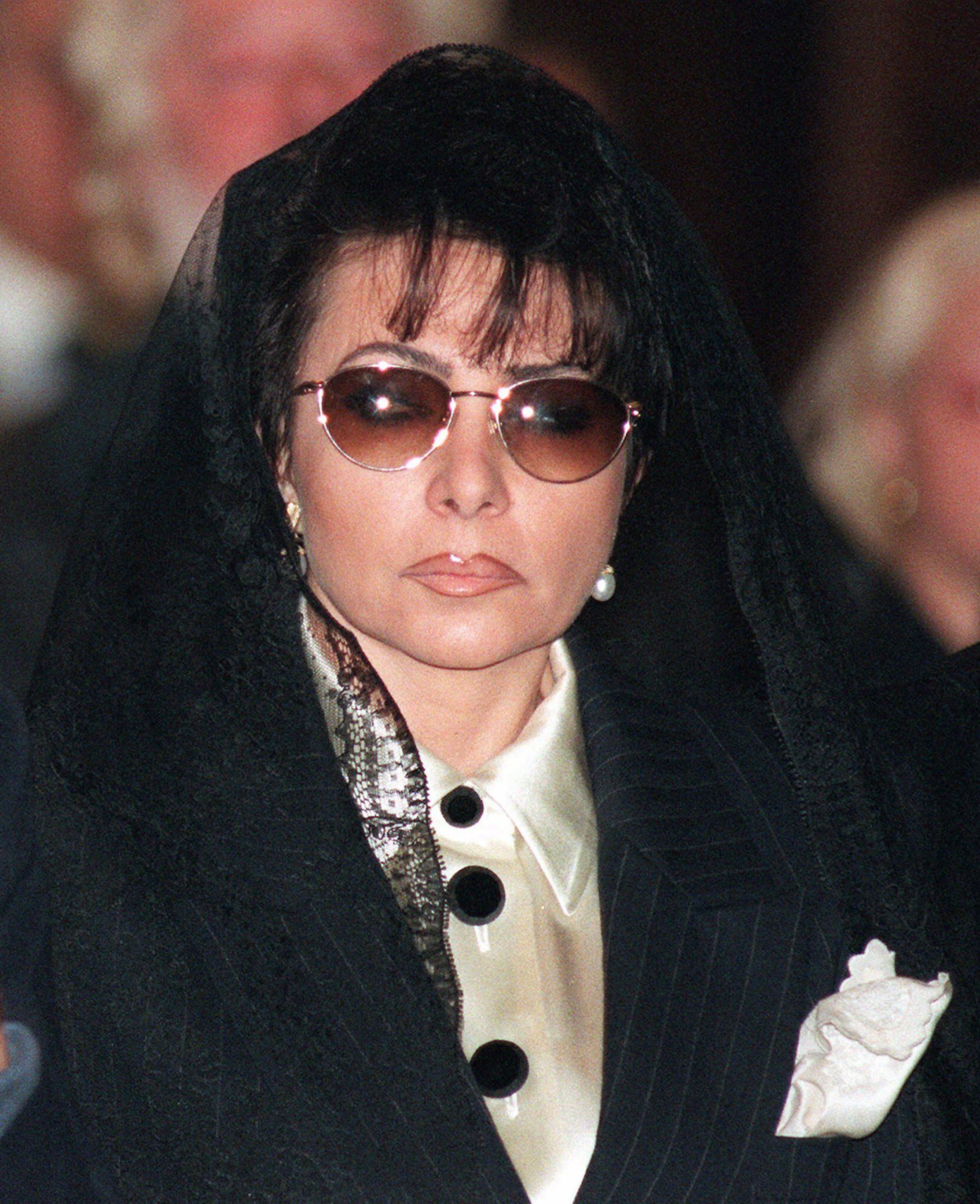 Patrizia Reggiani durante el funeral del famoso modisto. (AP / Archivo)