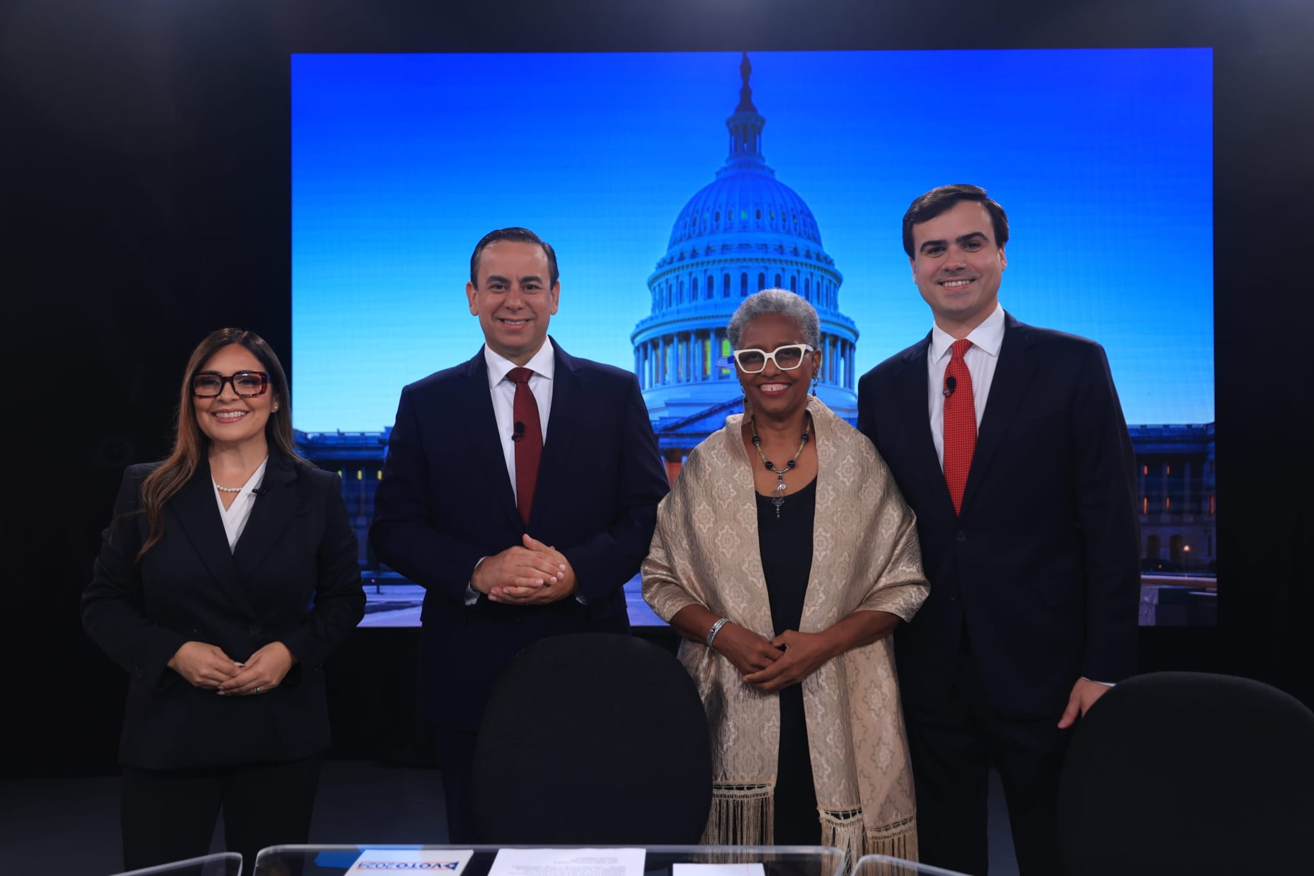 Candidatos a comisionado residente.