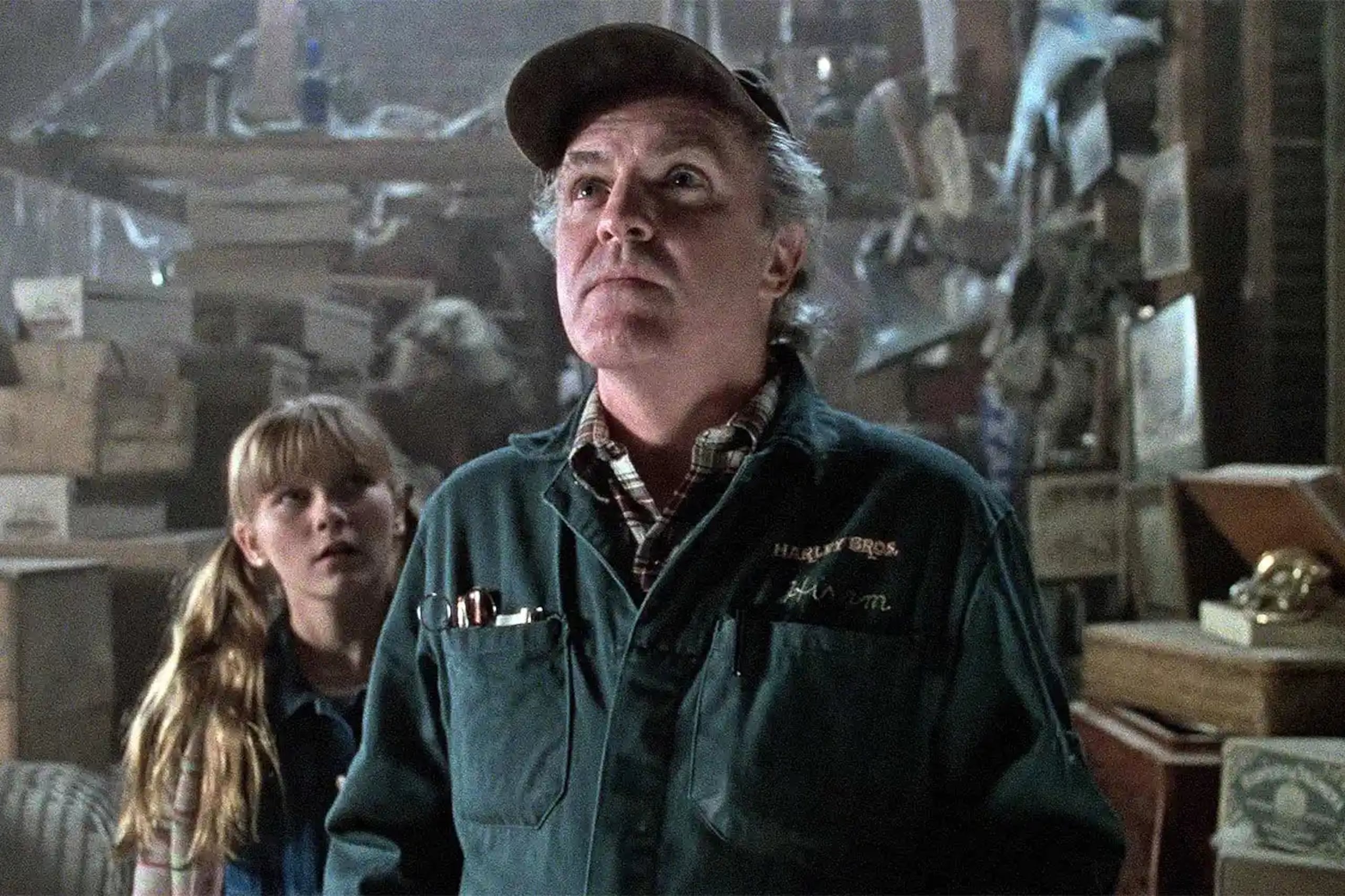 El actor James Handy en "Jumanji".