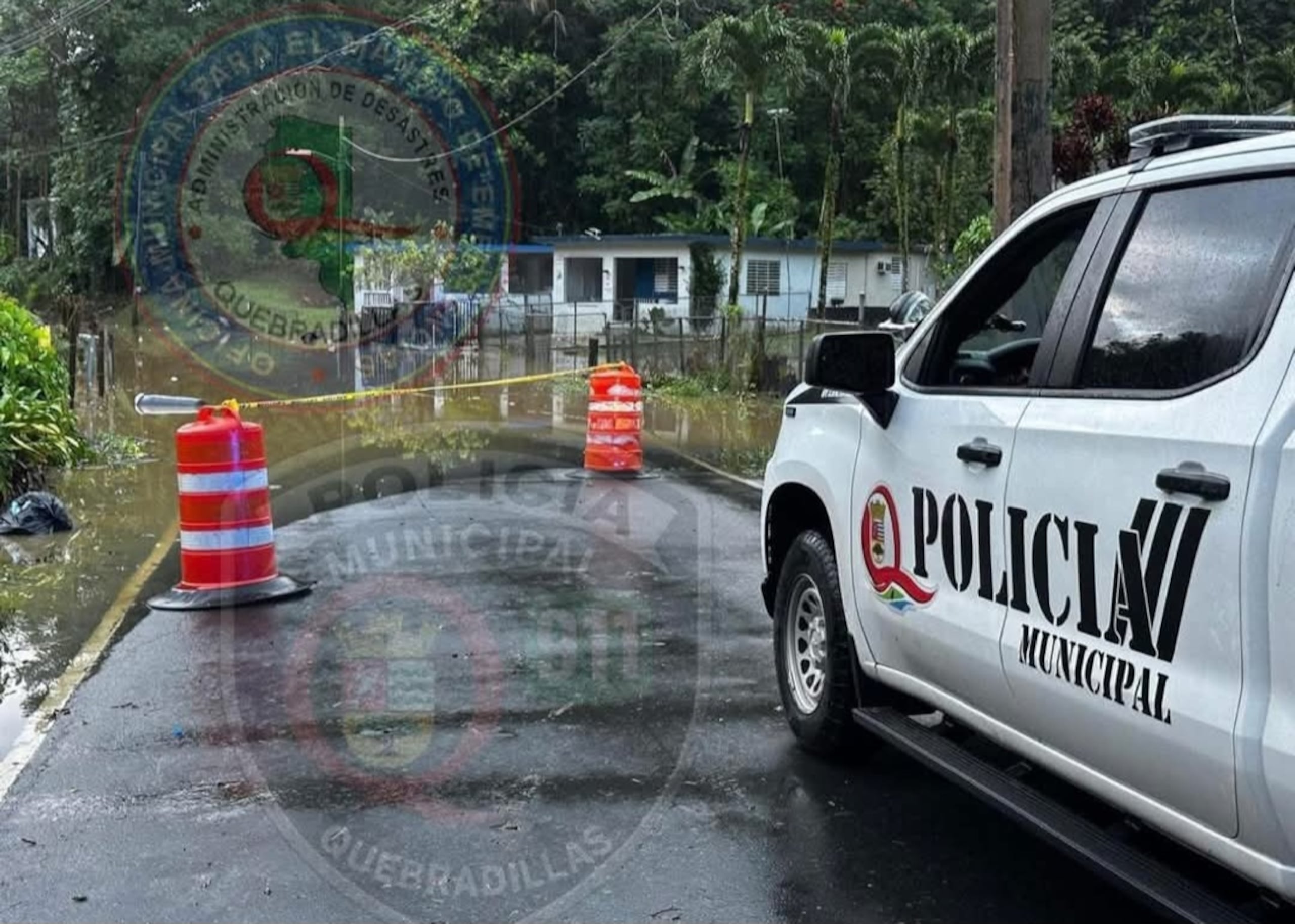 Inundación carretera 119 Quebradillas