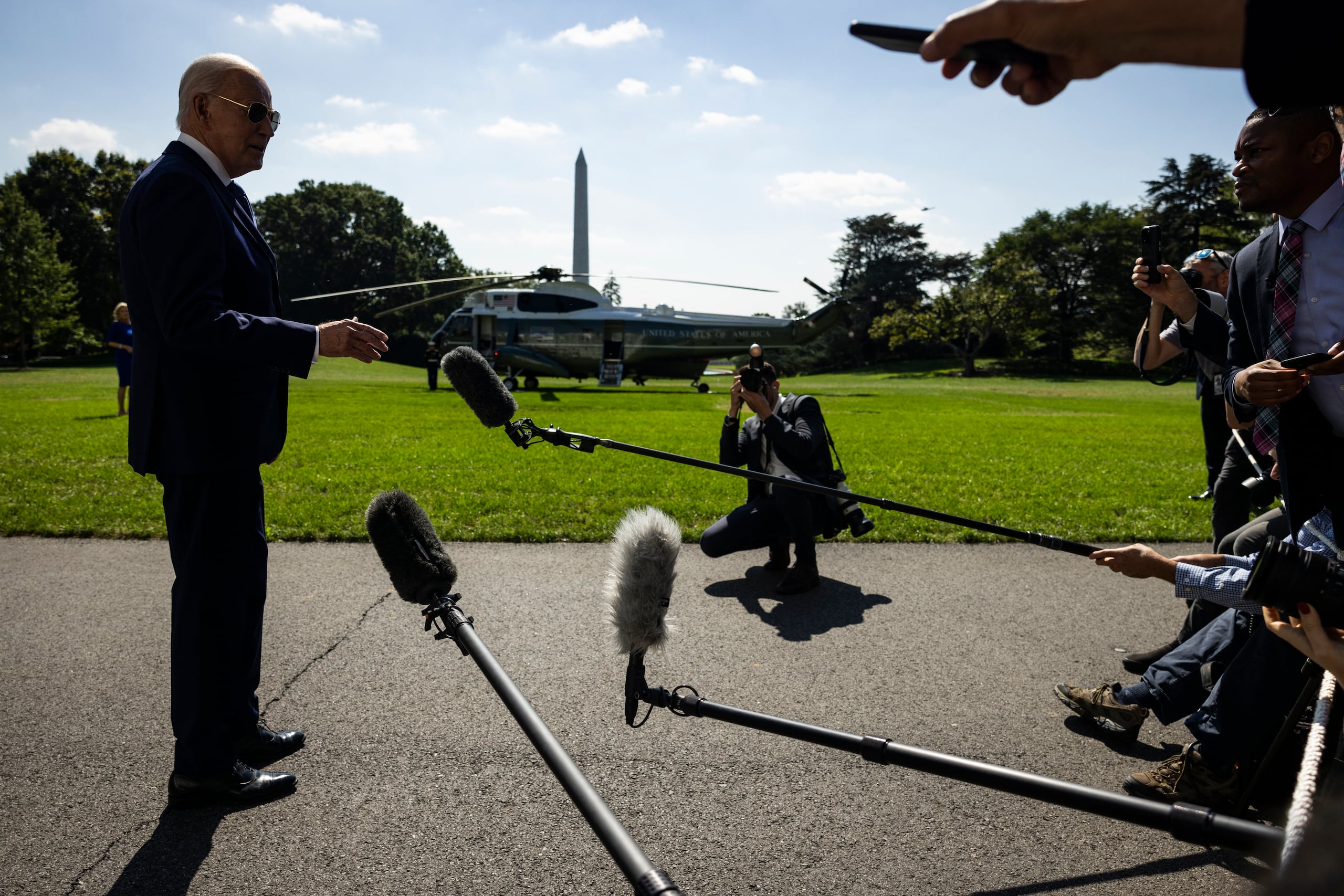 Biden explicó que está siendo informado sobre Milton, la tormenta tropical que ya se ha convertido en huracán categoría 1 en el Golfo de México y que impactará, previsiblemente, Florida esta semana.