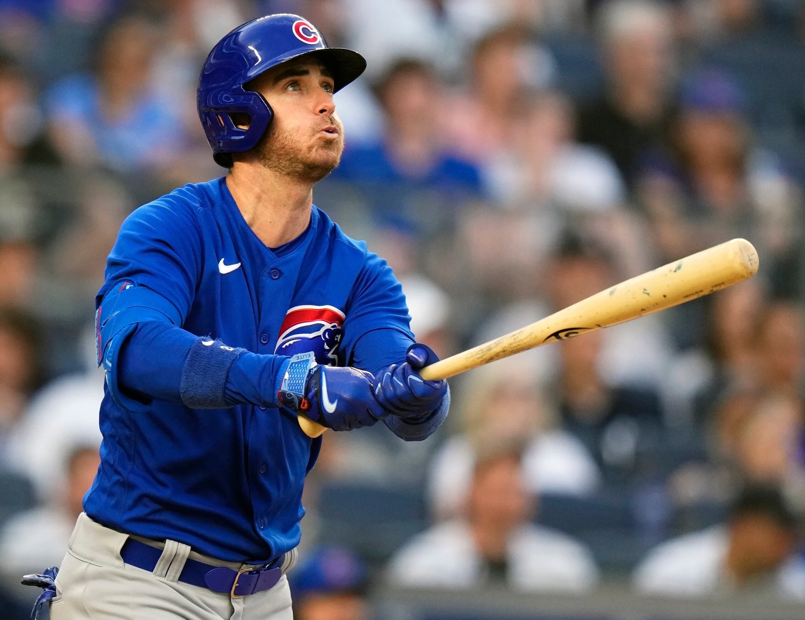 El jardinero Cody Bellinger jugó esta temporada con los Cubs de Chicago.