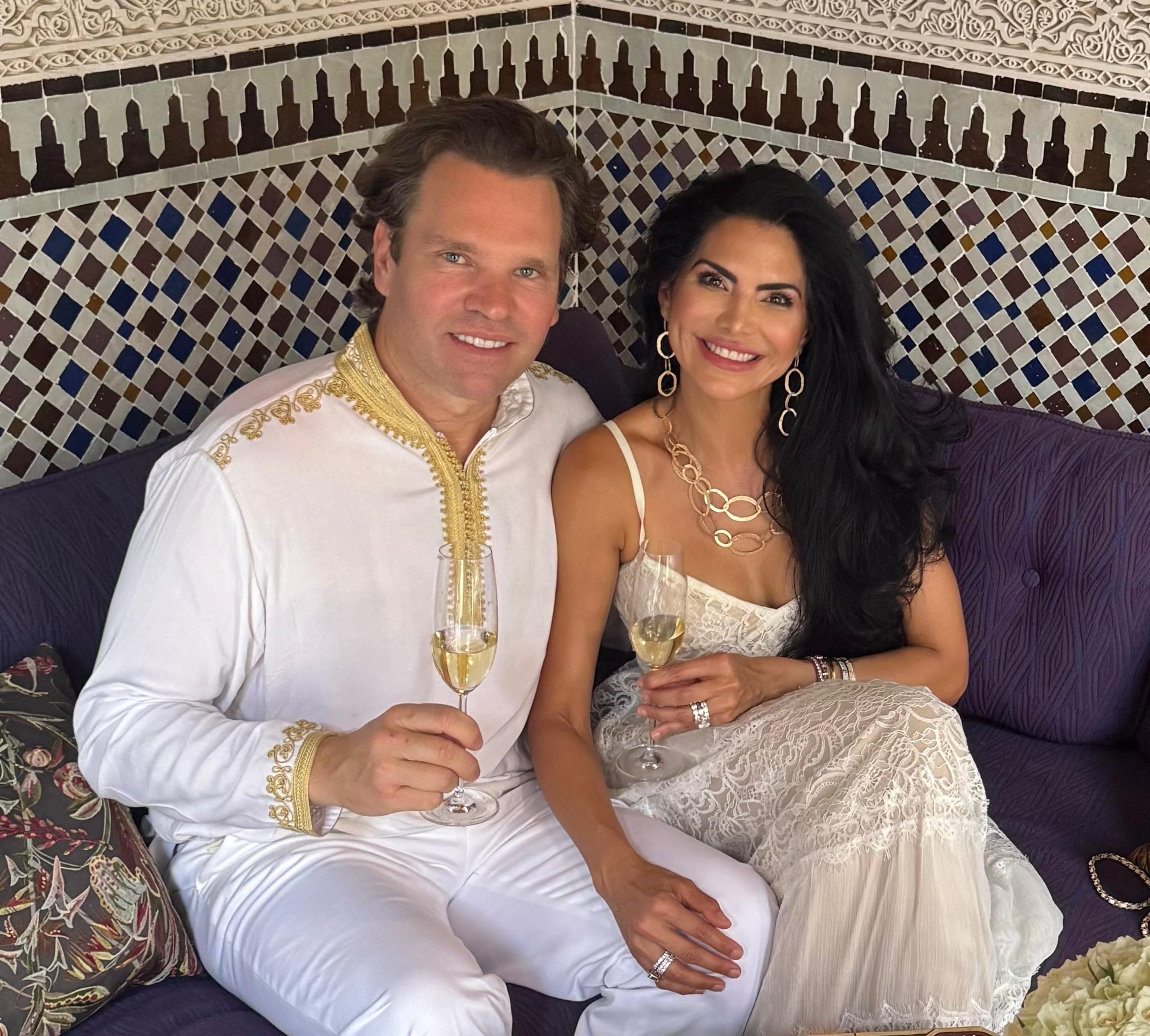 Joyce Giraud celebra su décima sexta boda.