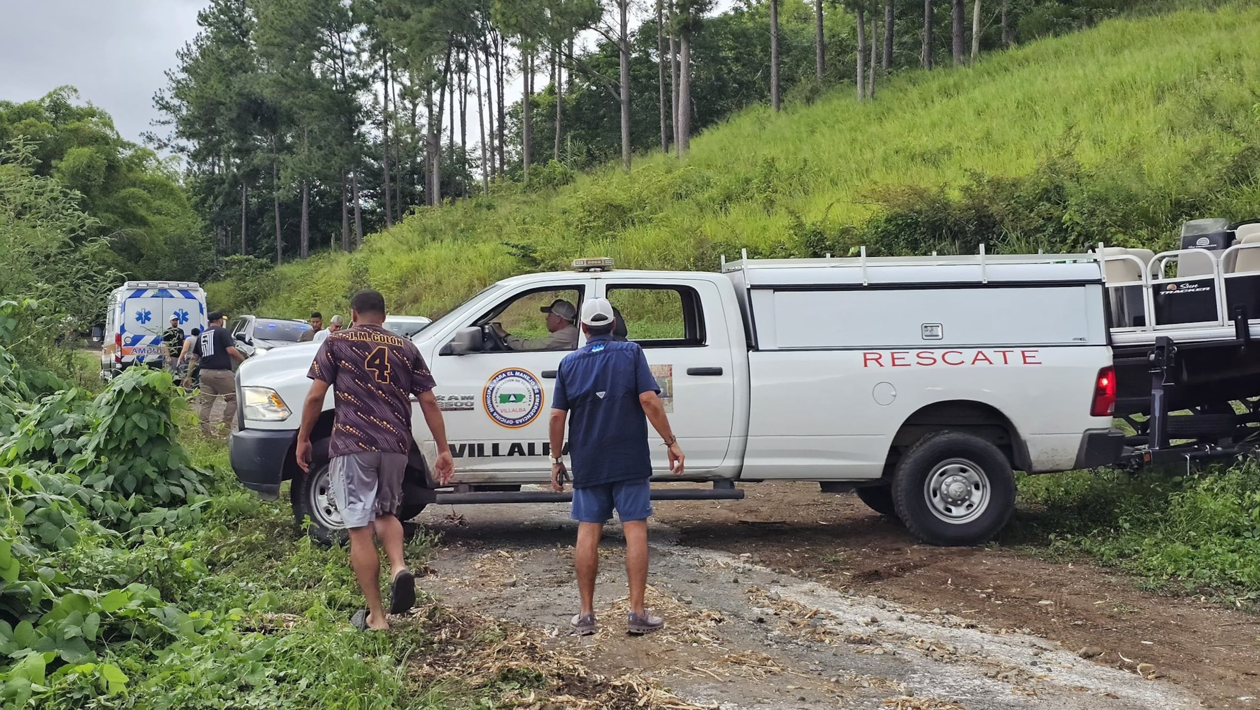 Personal de Rescate de la OMME de Villalba se trasladó al lugar de inmediato y se encontraban atendiendo la situación.