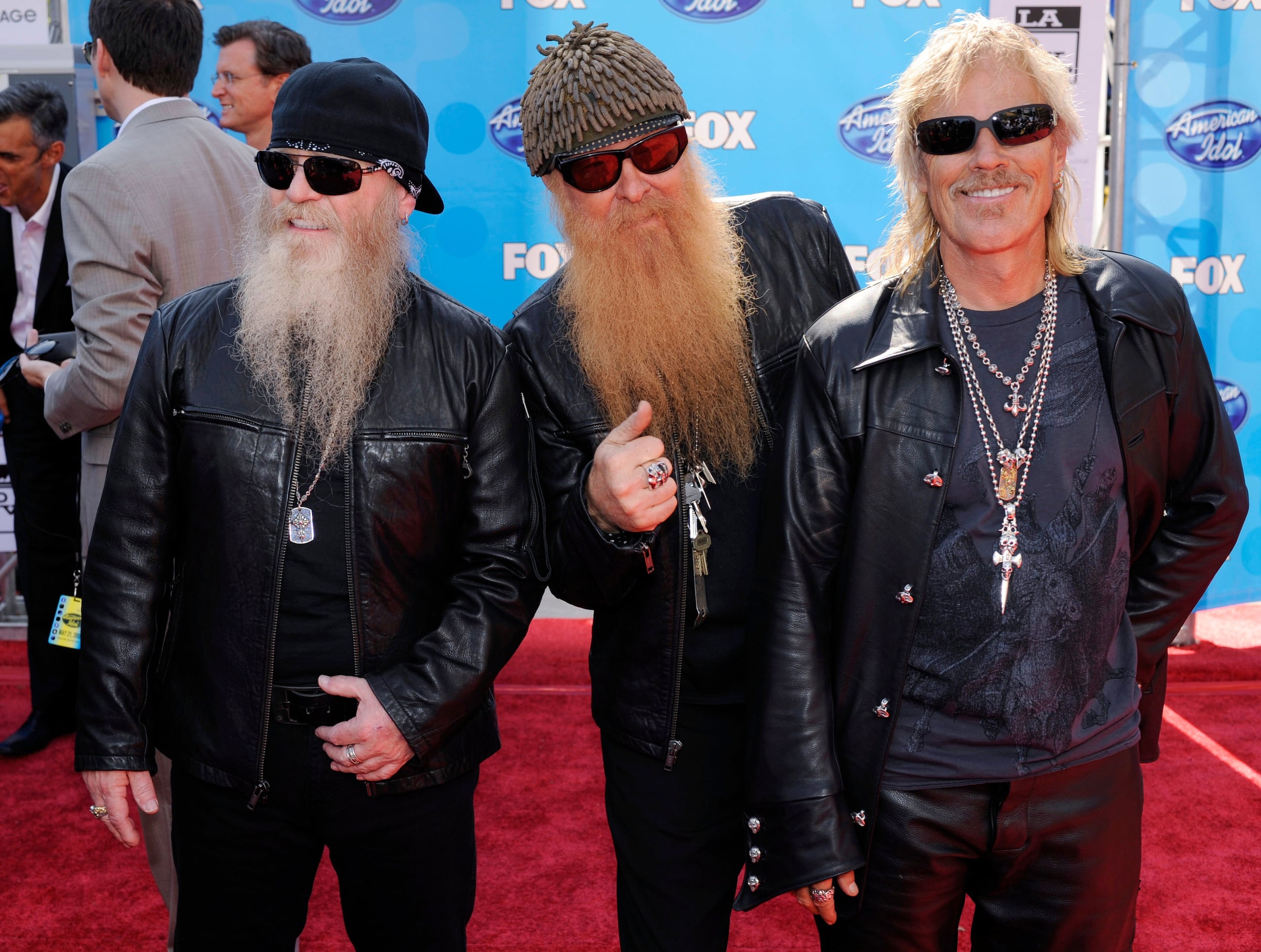 De izquierda a derecha, Dusty Hill, Billy Gibbons y Frank Beard, integrantes de ZZ Top.