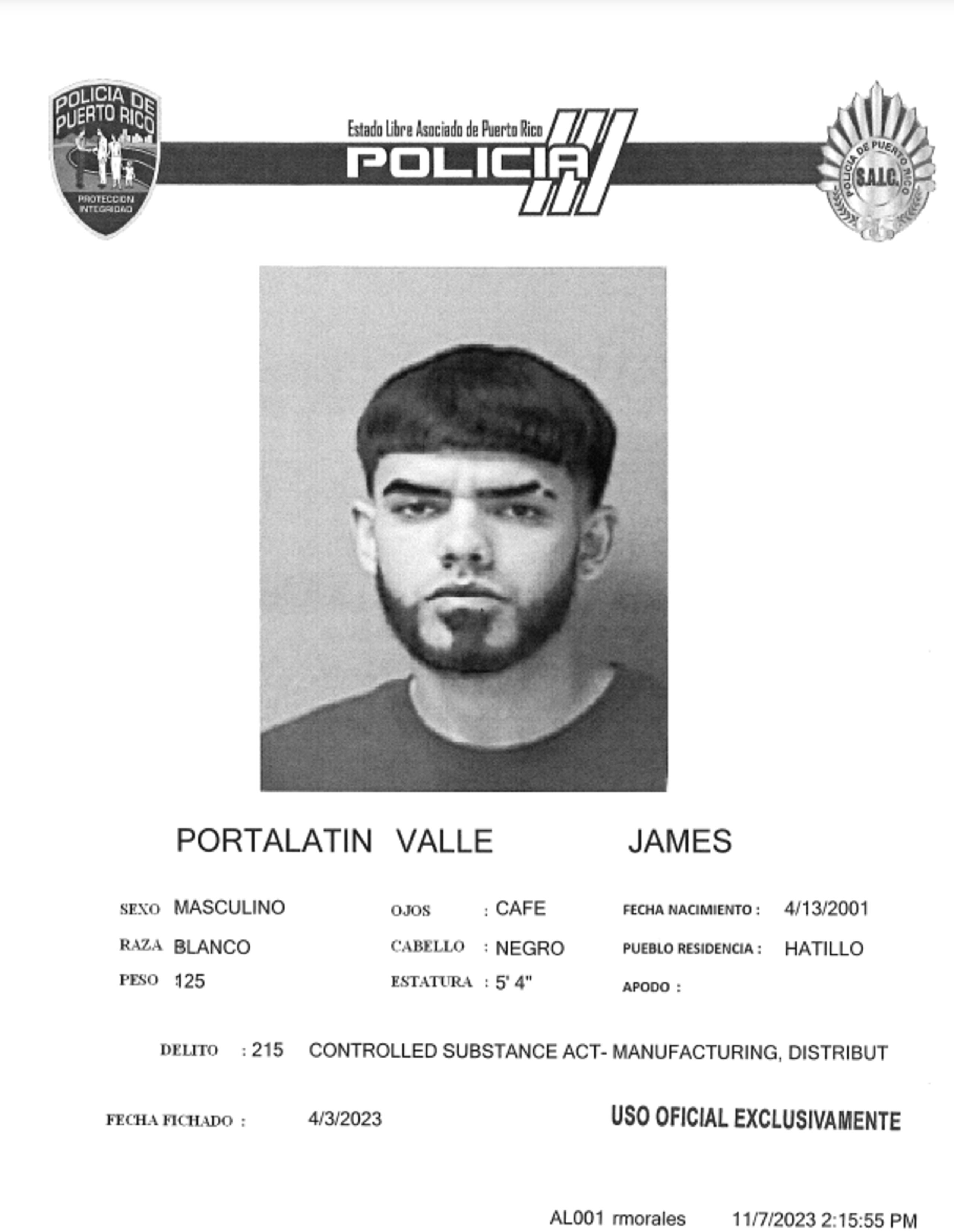 James Portalatín Valle
