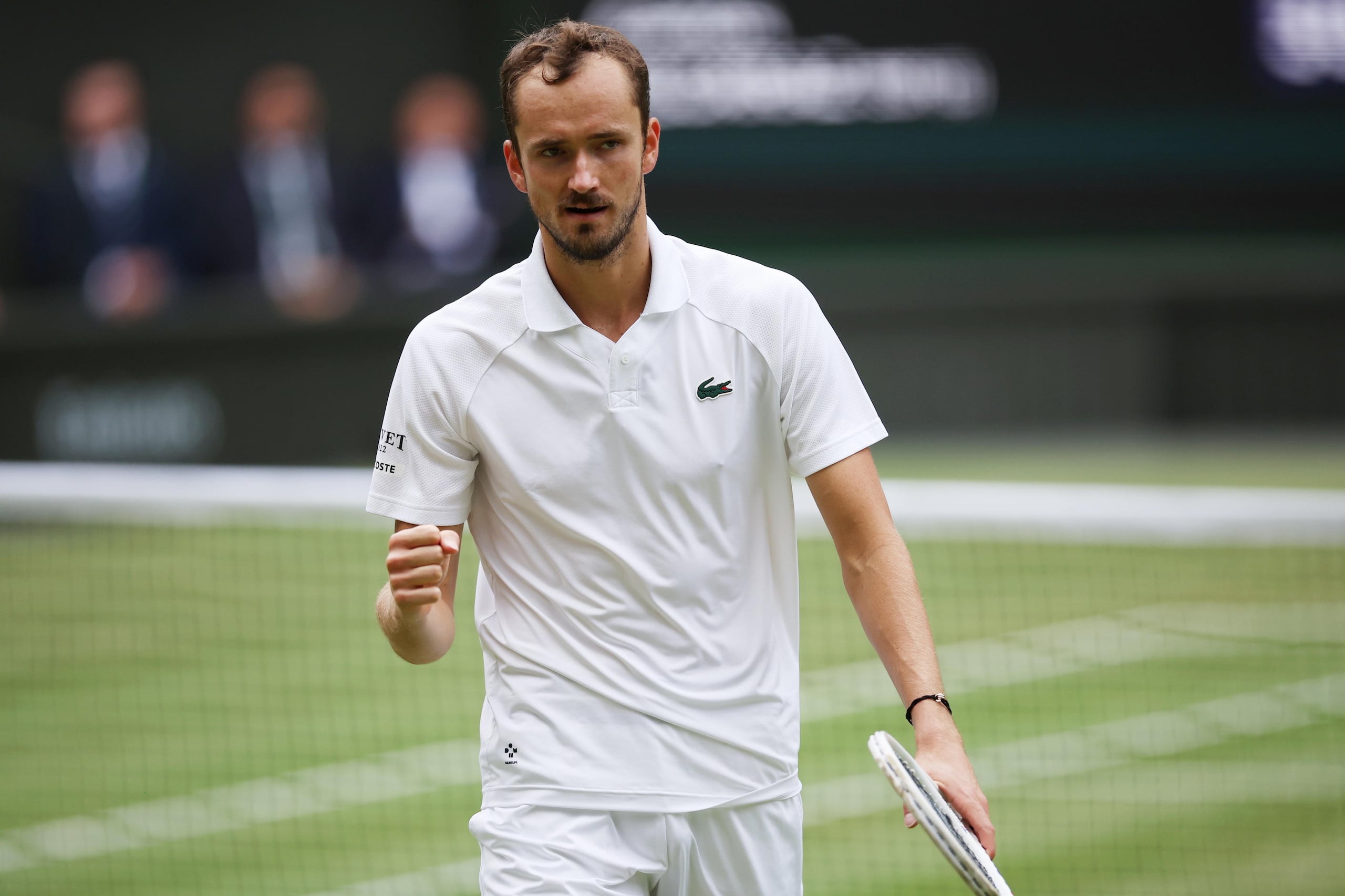El tenista ruso Daniil Medvedev, uno de los 15 atletas rusos que competirán de manera neutral en los Juegos Olímpicos en París. (EFE/EPA/ADAM VAUGHAN EDITORIAL USE ONLY)