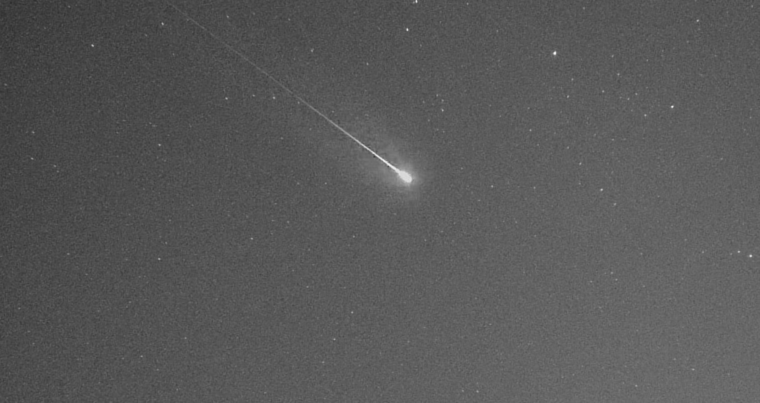 Meteoro visto desde Puerto Rico.
