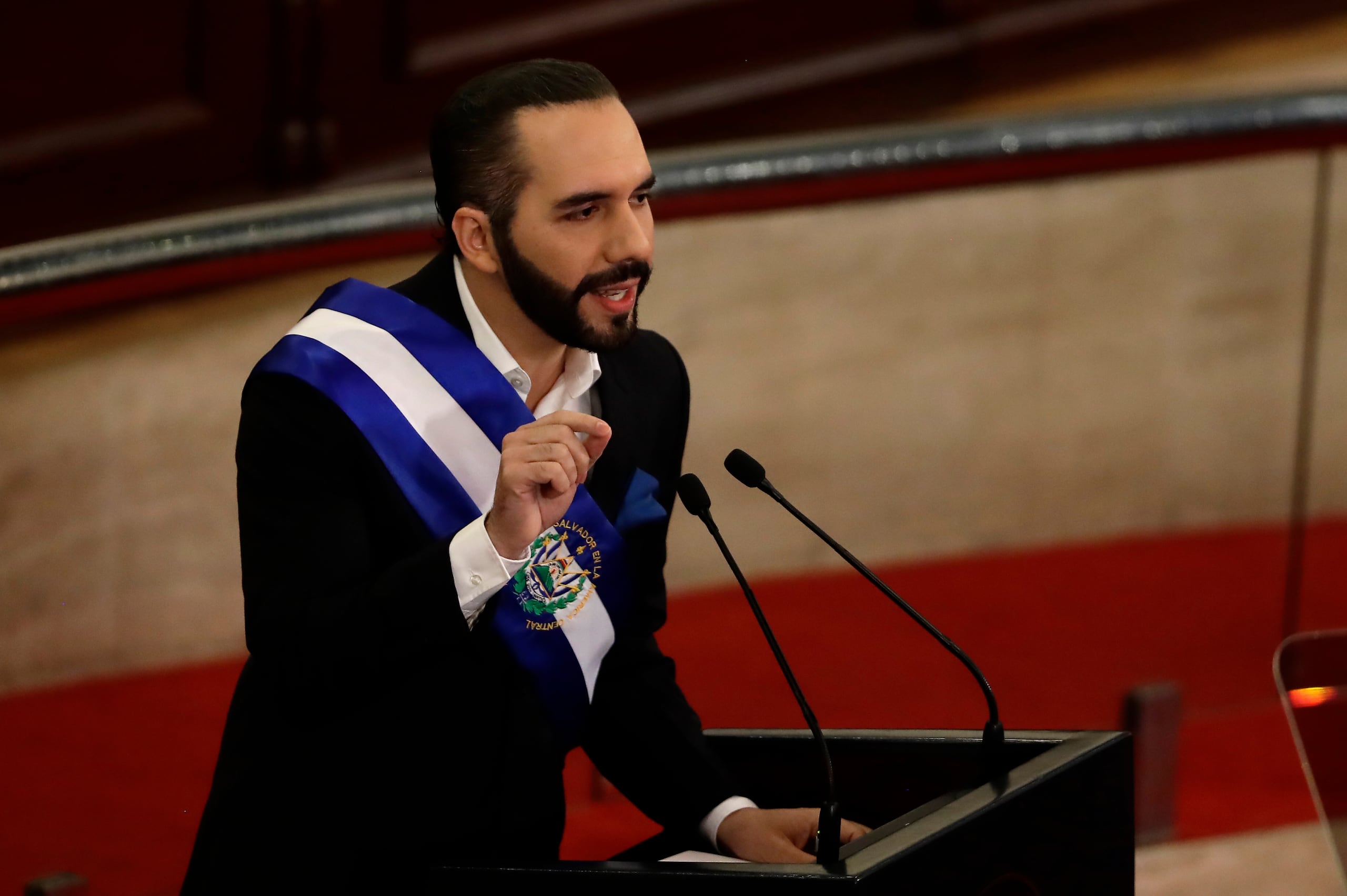 El presidente salvadoreño, Nayib Bukele, en una fotografía de archivo. EFE/Rodrigo Sura