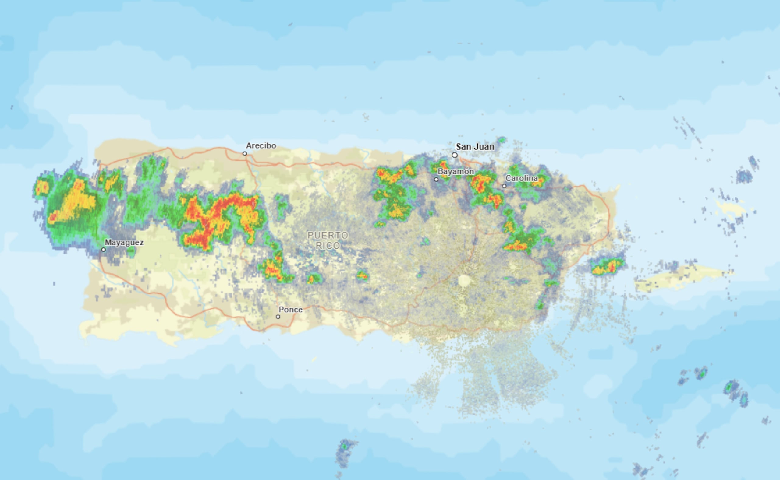 El Servicio Nacional de Meteorología en San Juan emitió una advertencia de inundaciones para varios municipios esta tarde debido a los aguaceros que se han desarrollado en las últimas horas.