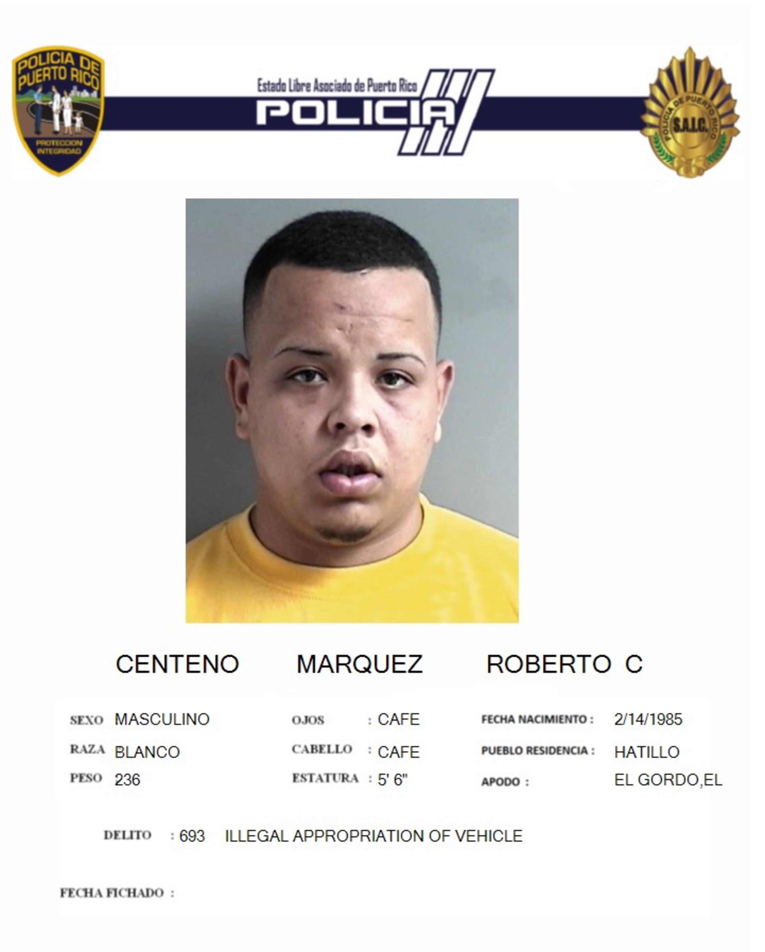 Los occisos fueron identificados como Joel Canales Valentín, de 37 años, y Roberto Carlos Centeno Marques, de 39 años.