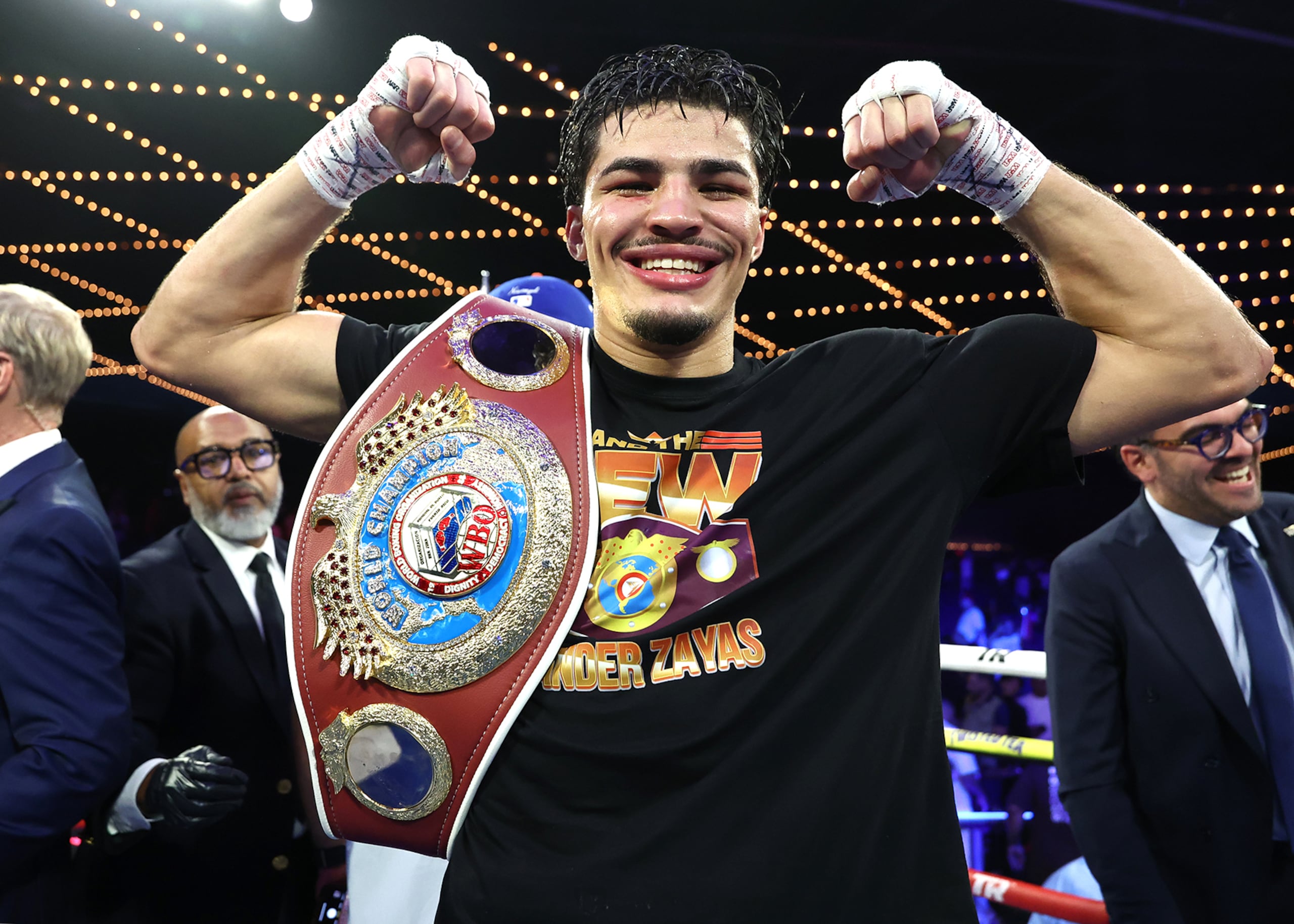 Con tan solo 22 años, Zayas es el campeón mundial más joven en la actualidad del boxeo rentado.