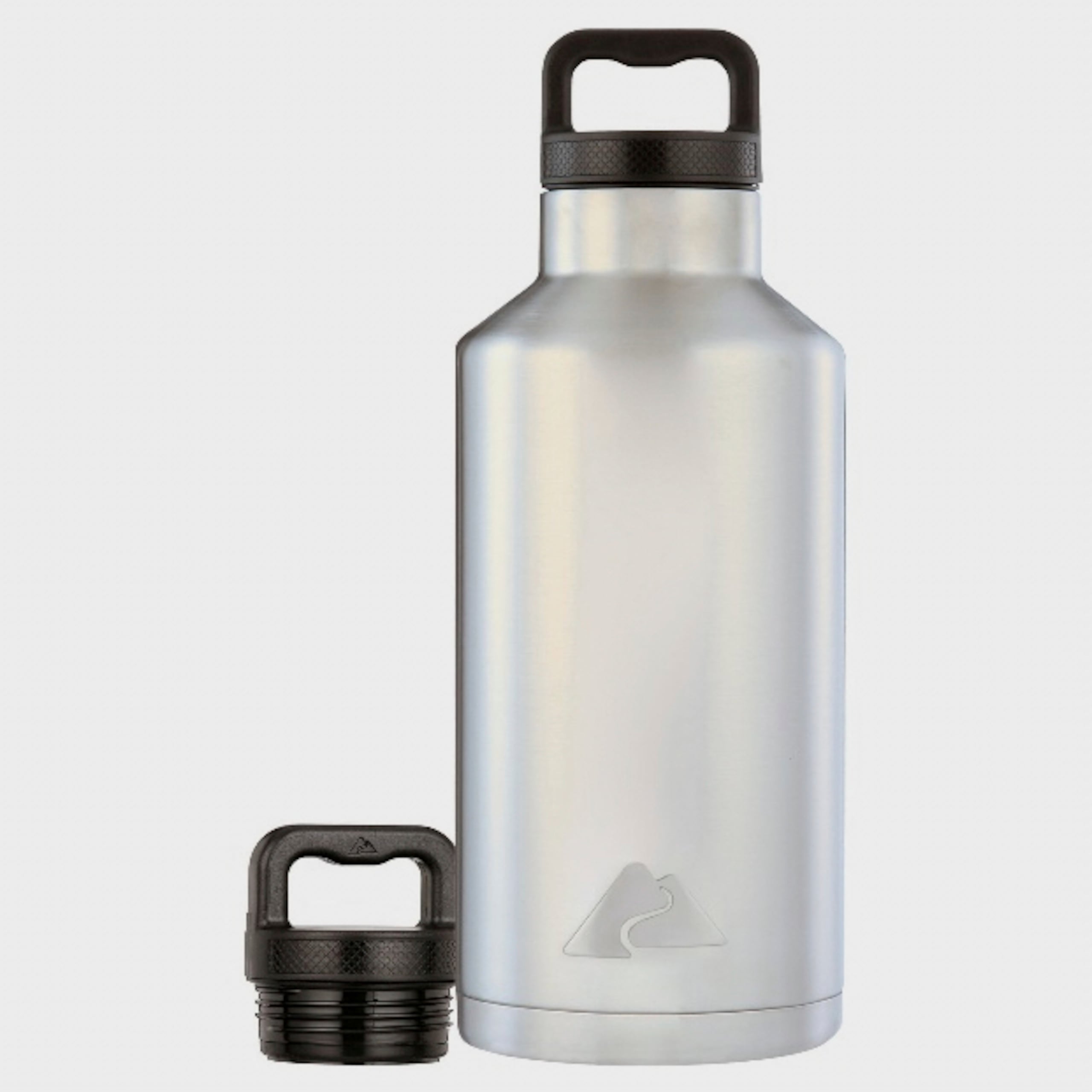 En la imagen, proporcionada por la Comisión de Seguridad de Productos del Consumidor de Estados Unidos (CPSC, por sus siglas en inglés), se muestra la “Botella de agua aislada de acero inoxidable de 64 onzas Ozark Trail" que la empresa está retirando del mercado porque la tapa puede ser “expulsada con fuerza” y golpear inesperadamente a los consumidores. (Comisión de Seguridad de Productos del Consumidor de Estados Unidos vía AP)