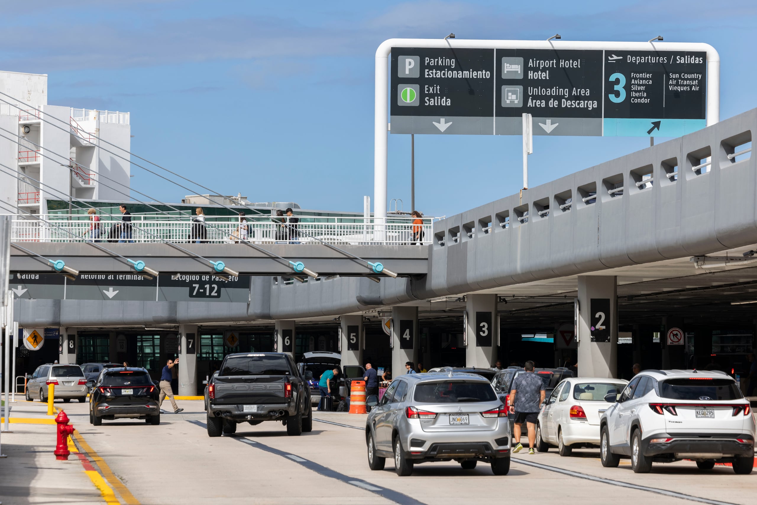El Aeropuerto Internacional Luis Muñoz Marín (SJU) en Carolina.
