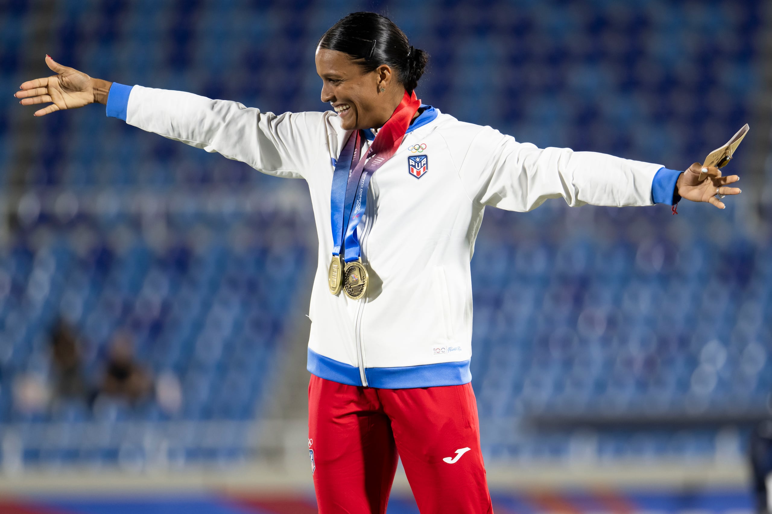 Alysbeth Félix ganó medalla de oro en el salto de longitud y en el heptatlón de los Juegos Centroamericanos y del Caribe 2026.