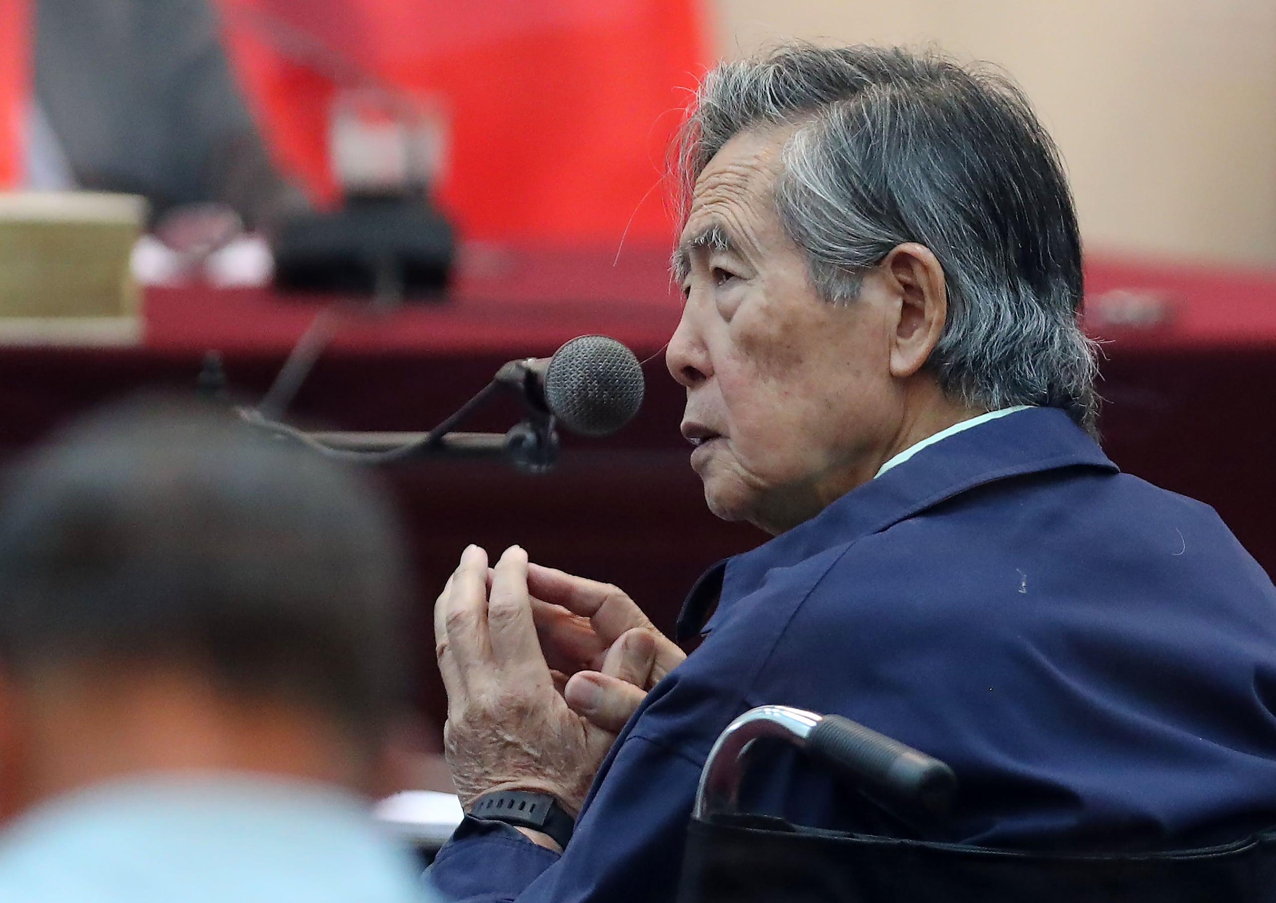 Fotografía de archivo del expresidente peruano Alberto Fujimori
