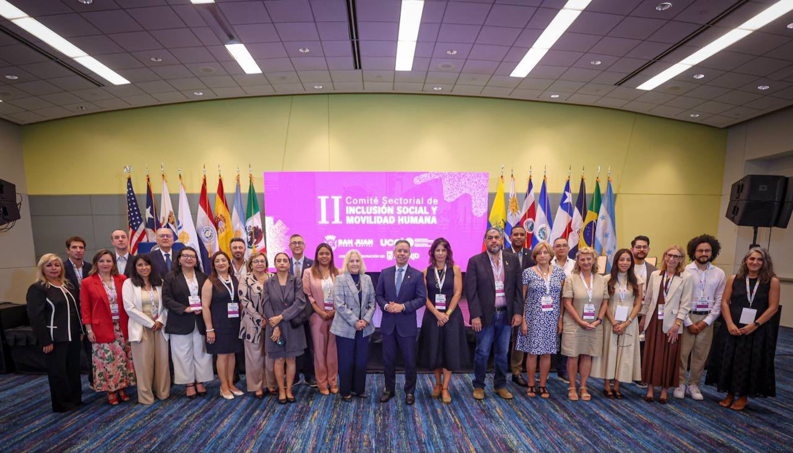 Participantes del Segundo Encuentro Iberoamericano de la Unión de Ciudades Capitales Iberoamericanas