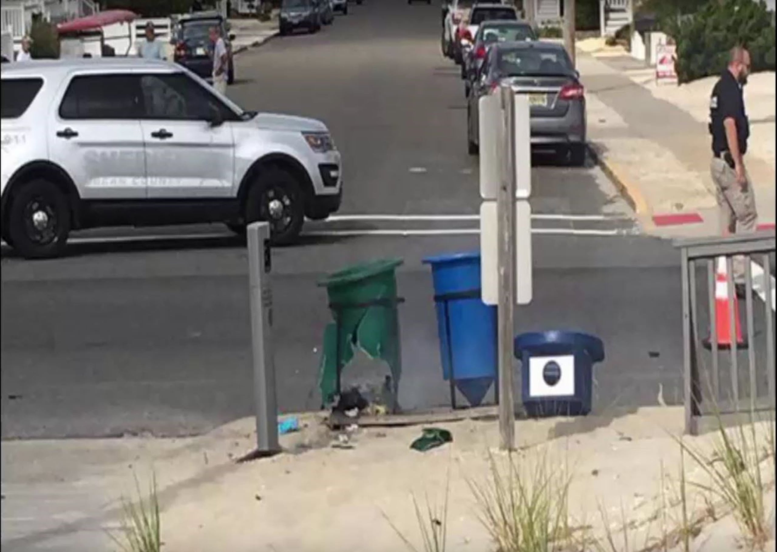 La explosión no ha dejado heridos ni provocado daños materiales graves. (Captura de Youtube)