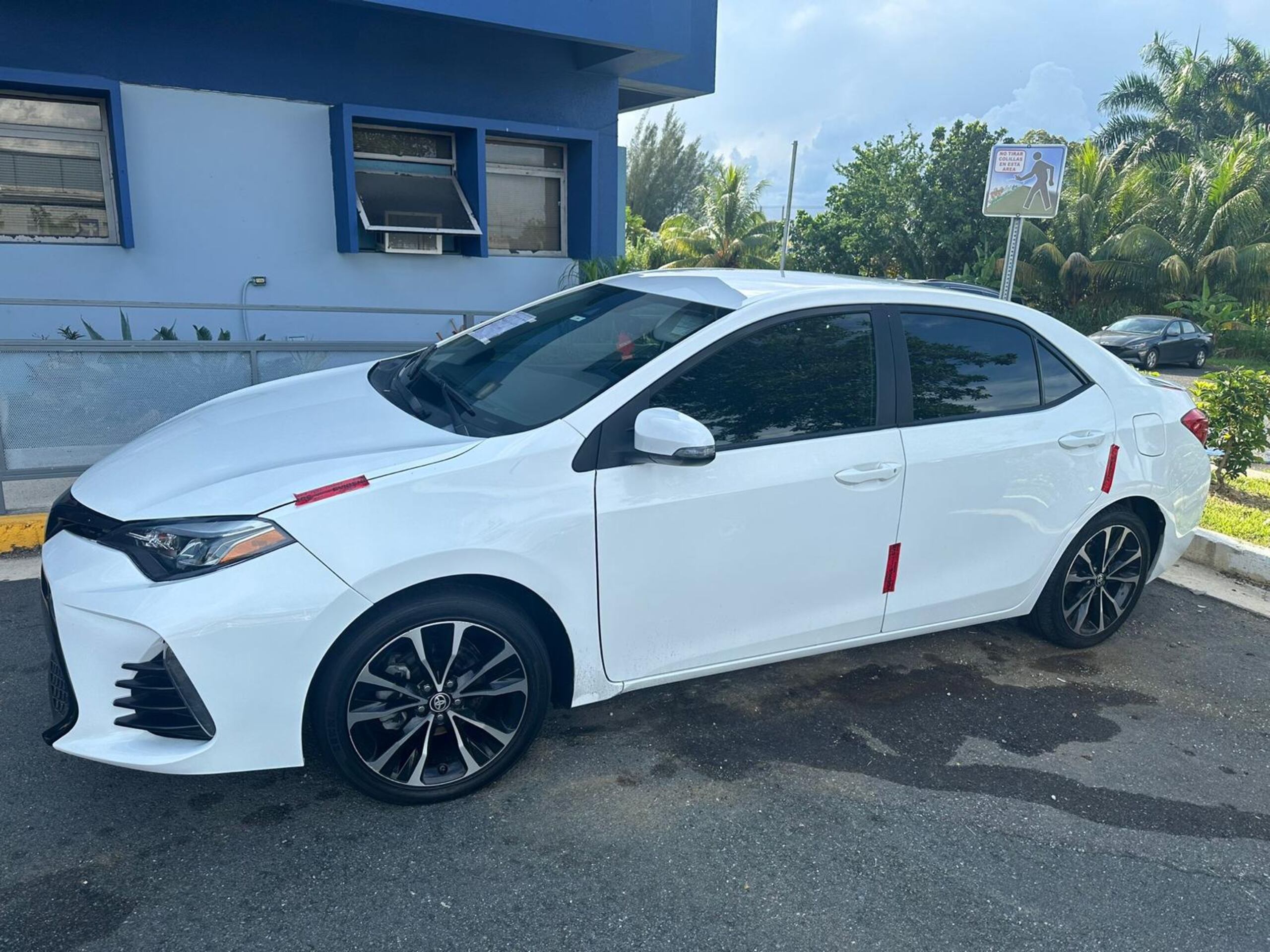 Automóvil confiscado el 11 de junio durante el arresto de Hazael Figueroa Figueroa, alias Tarzán, presunto líder de la organización criminal de la barriada San José, en Toa Baja.