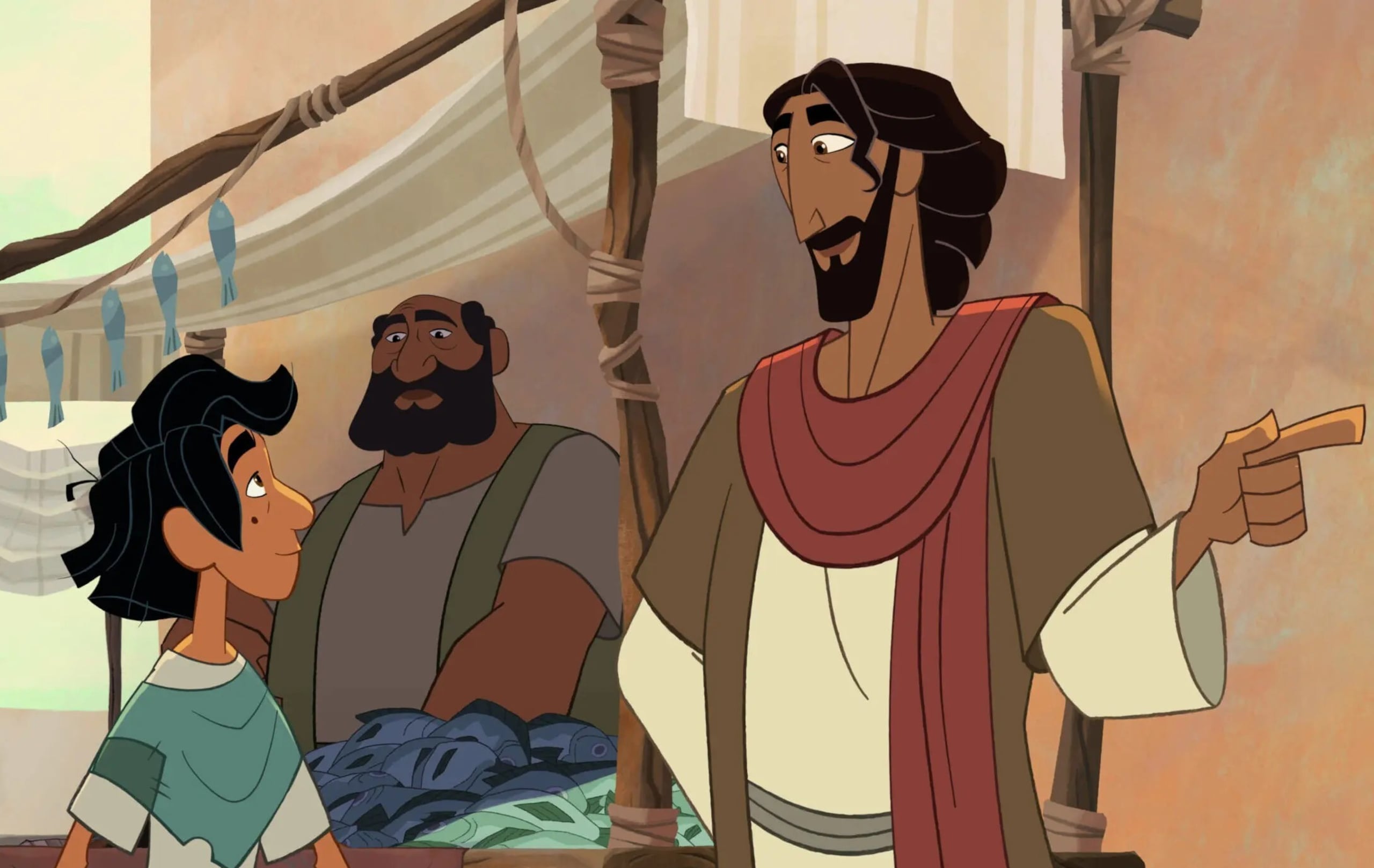 La historia de Jesús está contada en este filme a través de los ojos del apóstol Juan, que es un niño.