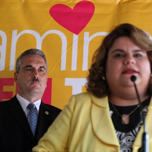 FOTOS: Encontronazo entre Jenniffer González y Rivera Schatz tras años en el mismo partido