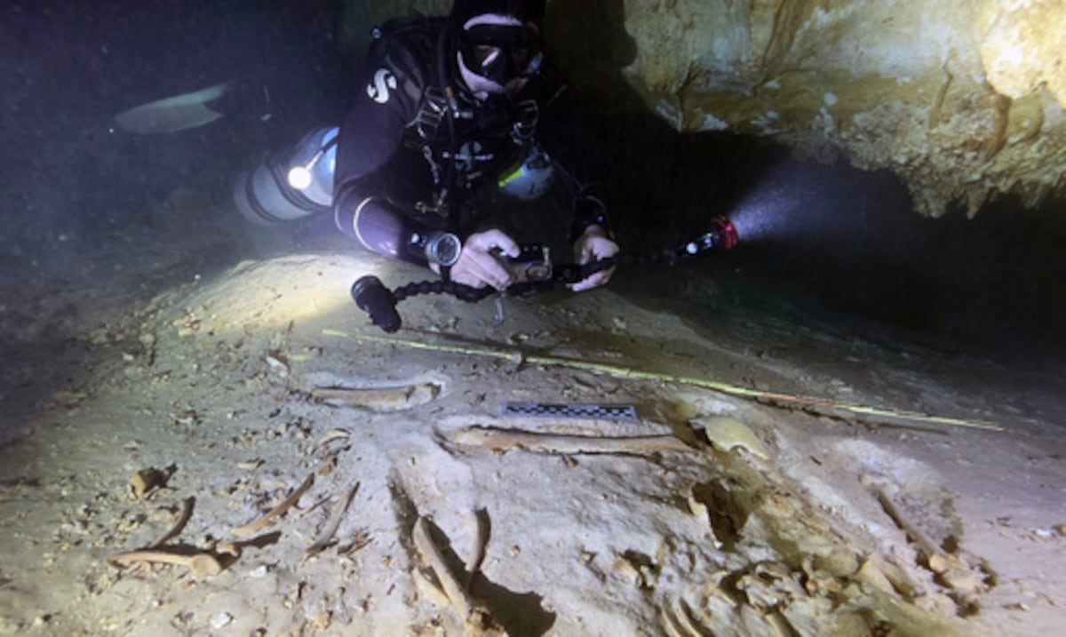 Esqueleto Prehistórico Revela Secretos Ancestrales Bajo el Caribe Mexicano