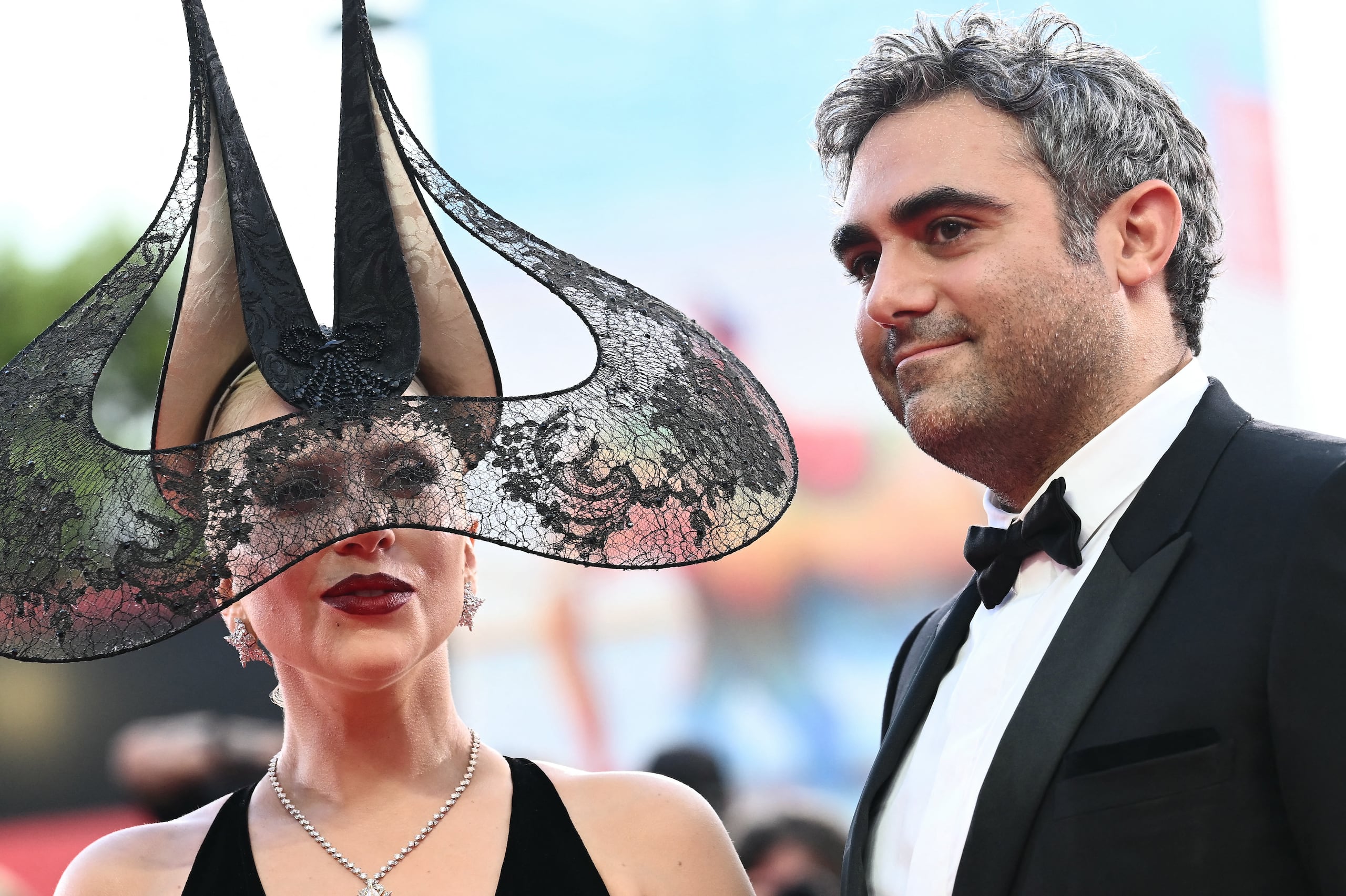 Lady Gaga y su prometido, el empresario Michael Polansky.