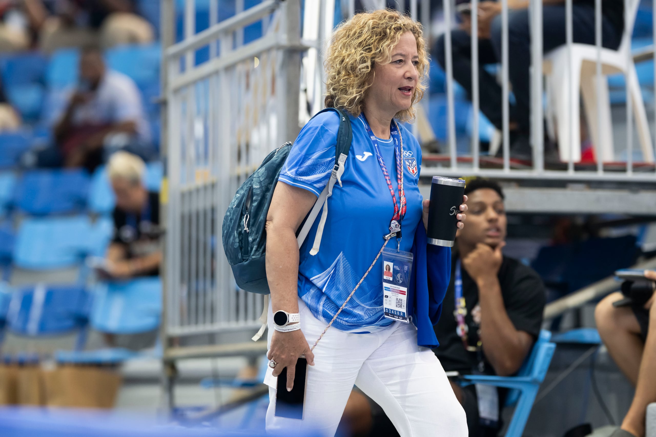Sara Rosario, presidenta del Comité Olímpico de Puerto Rico.