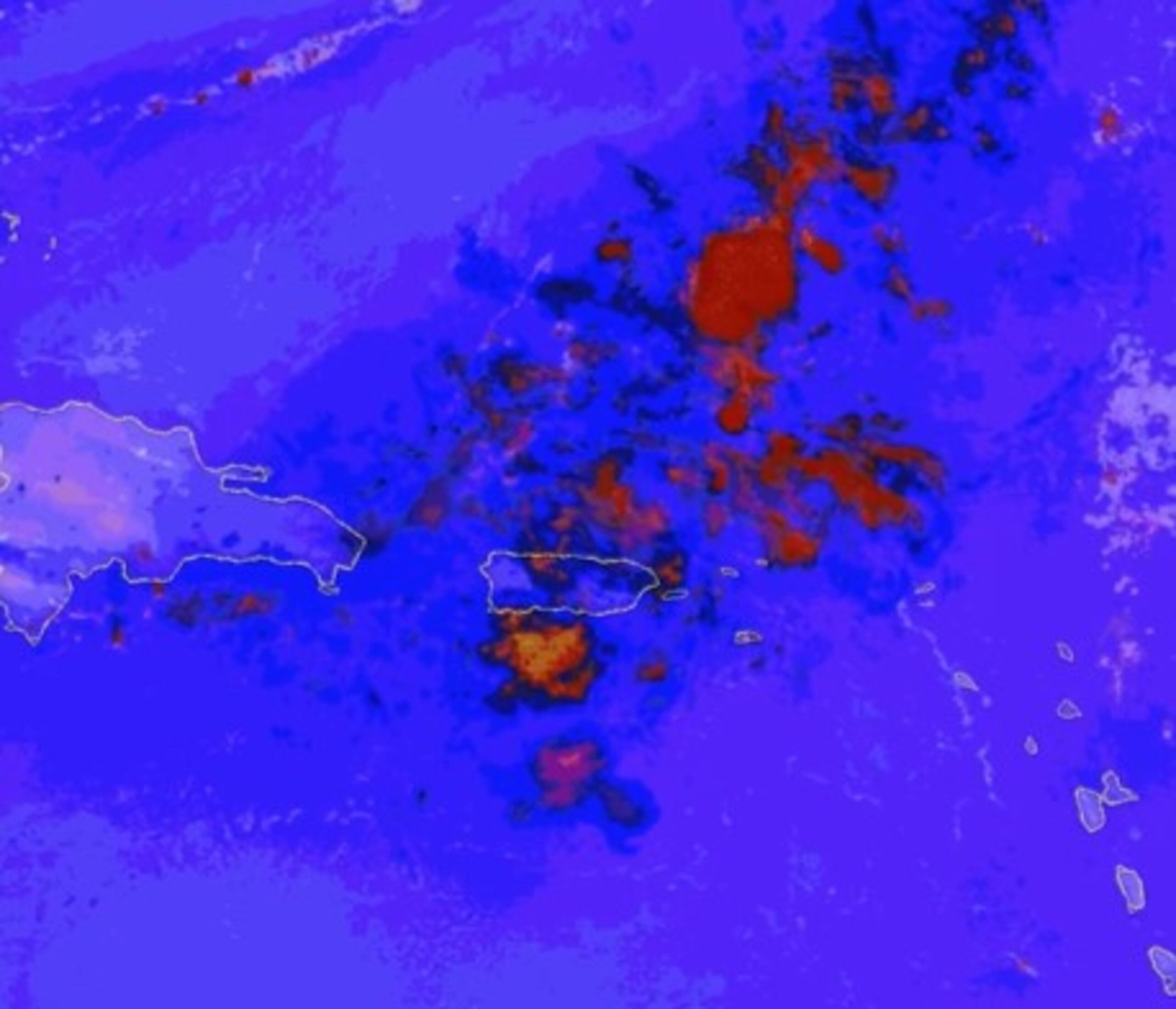 También habrá lluvia y tronadas en la tarde.