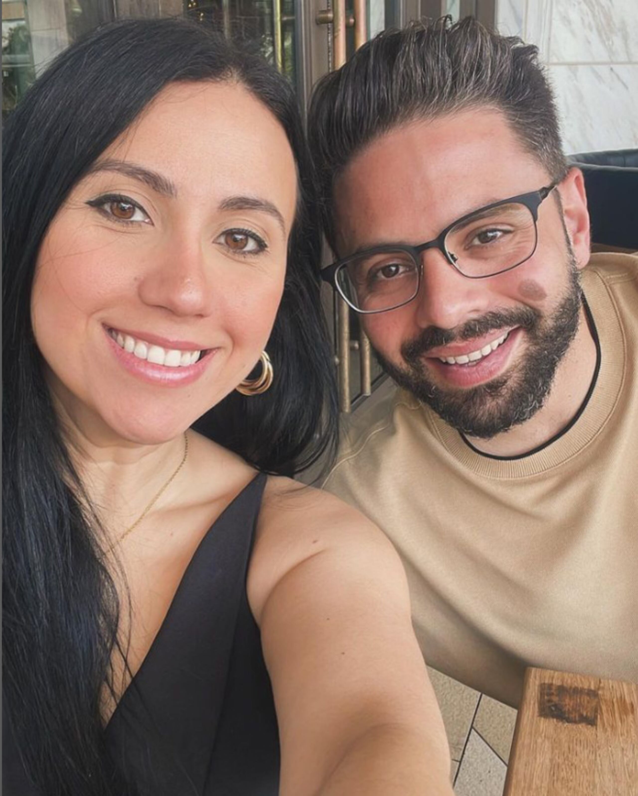 Francisco Parés y su novia, Yazmet Pérez Giusti