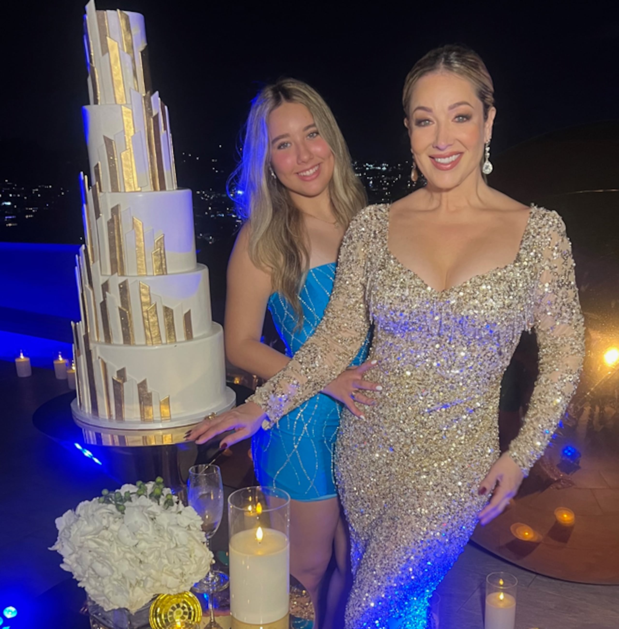 Nashalí Enchautegui junto a su hija Antonella.
