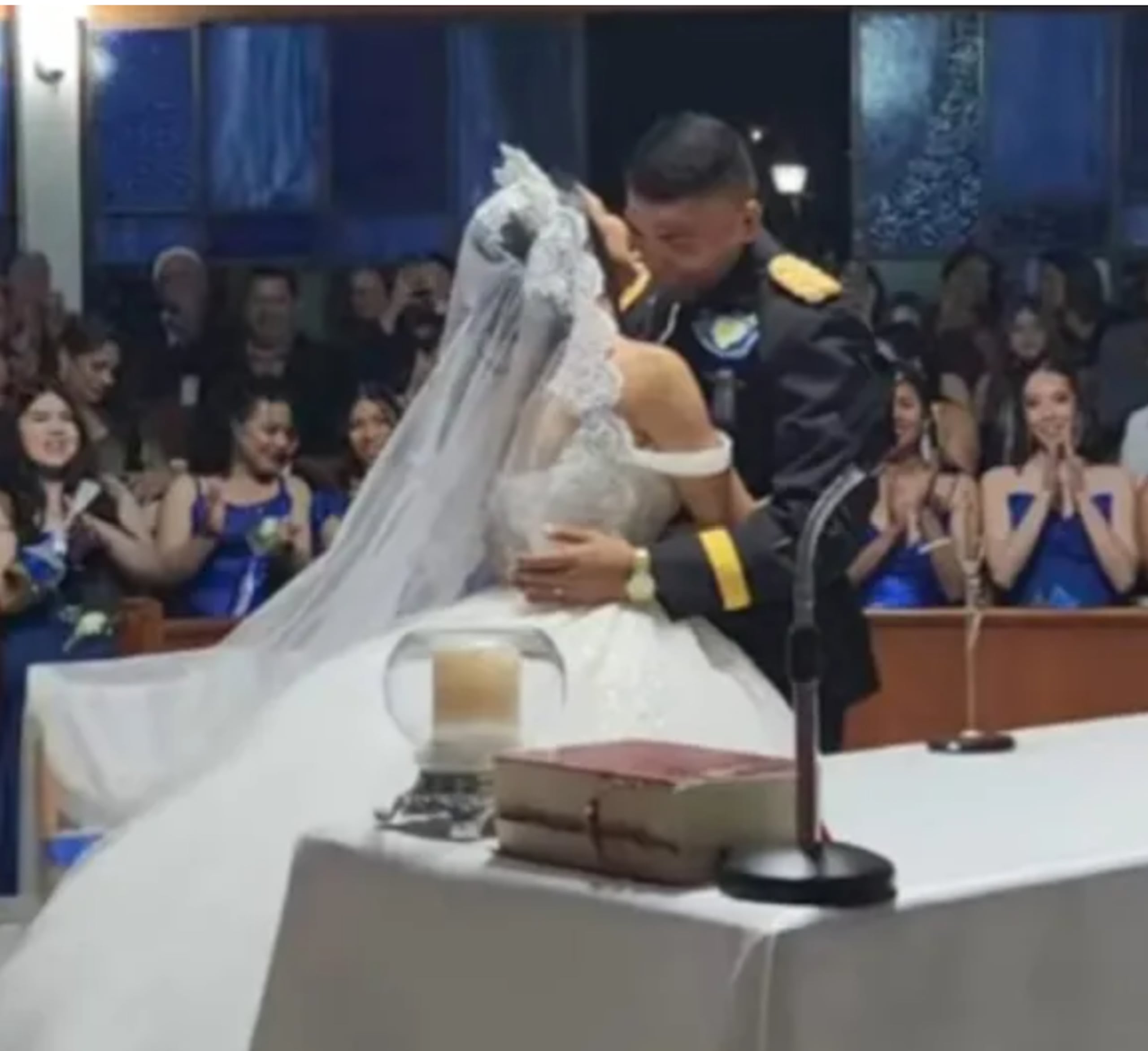 Pareja de recién casados.