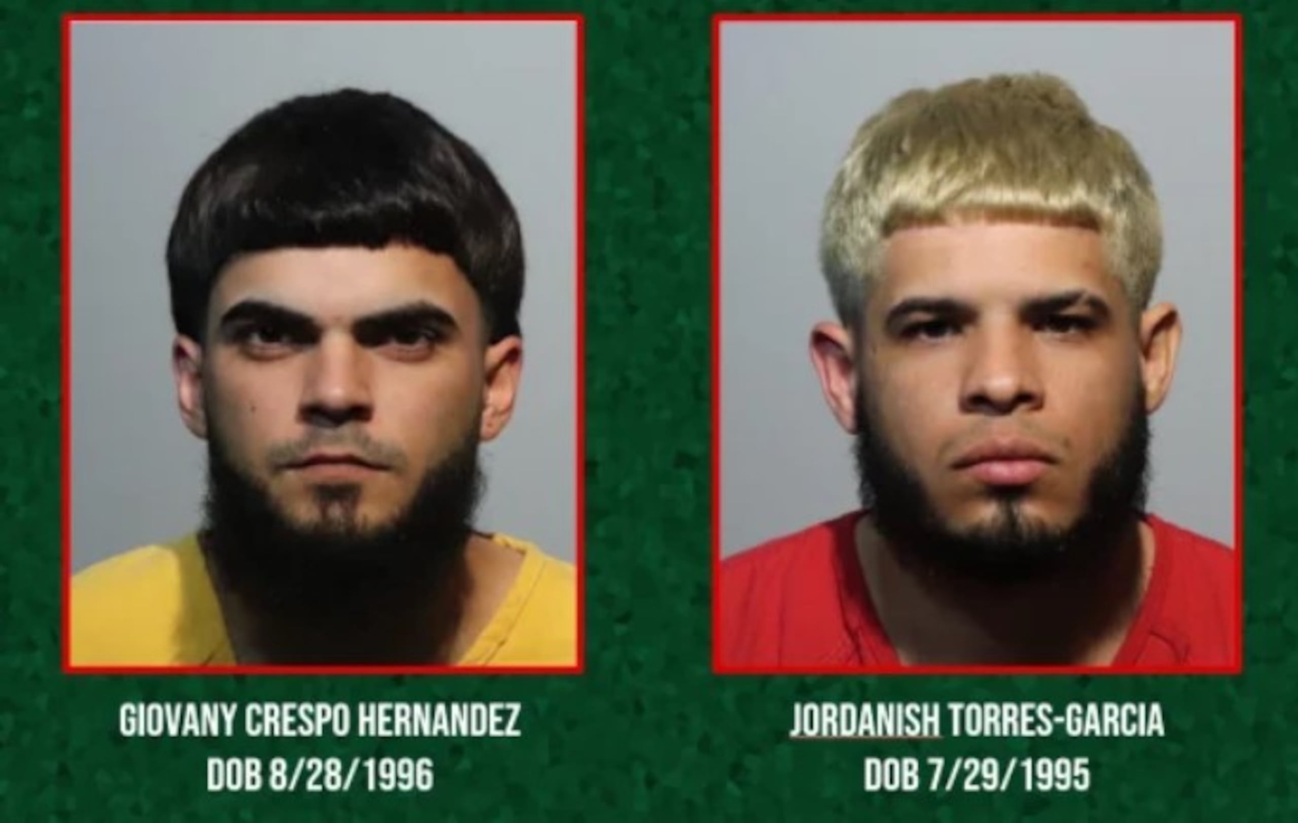 Giovany Crespo Hernández y Jordanish Torres-García