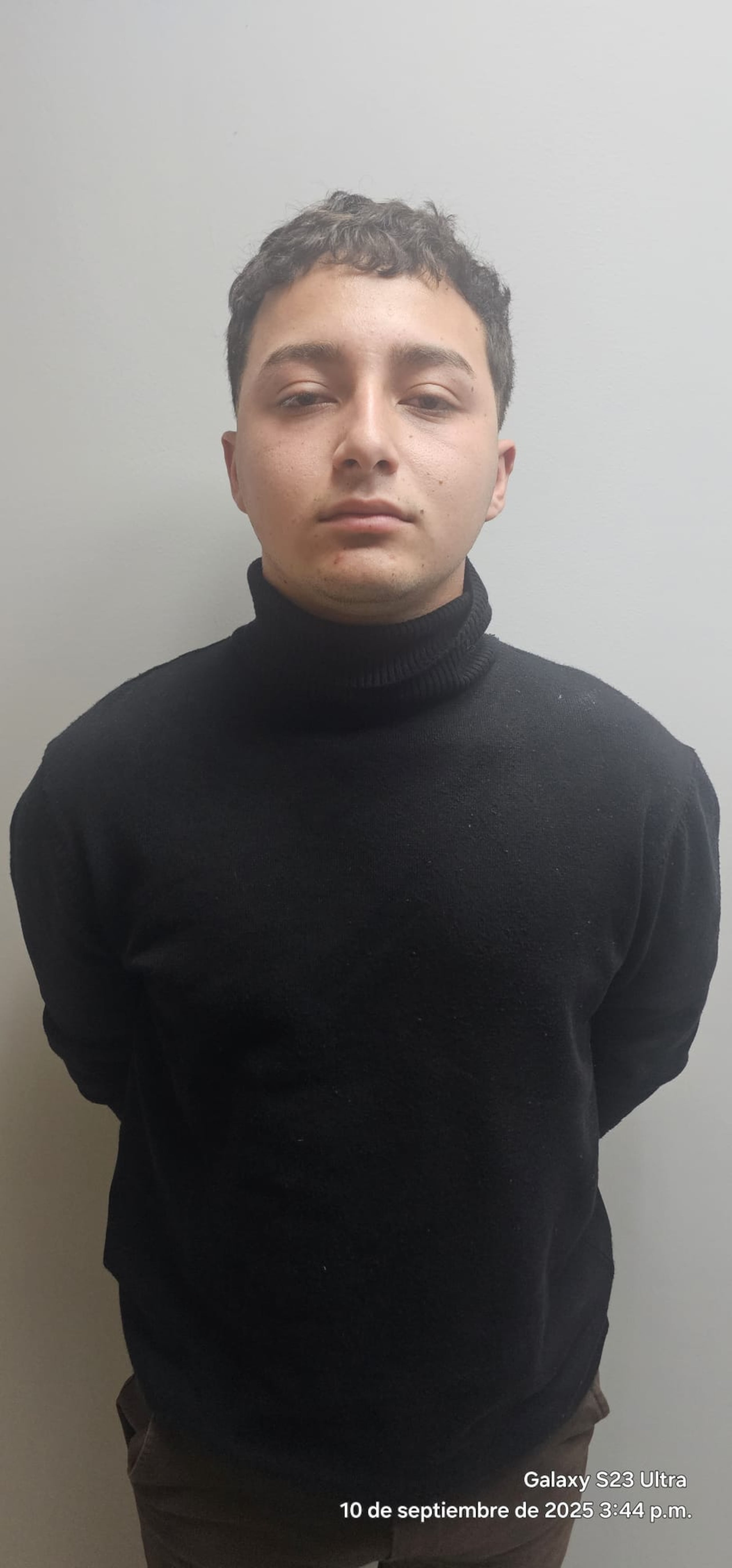 Bryan Alexis Santiago Guzmán, fue capturado como sospechoso de cuatro asaltos bancarios con el método de la nota amenazante.